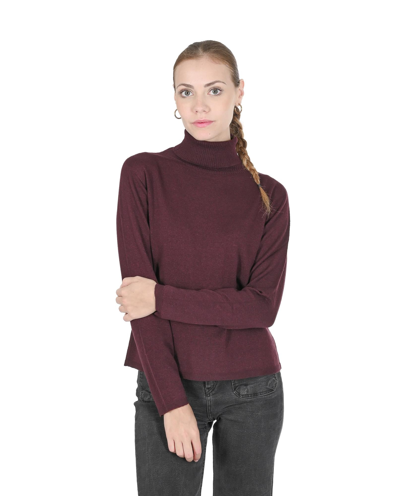 Exquisite Cashmere Turtleneck Sweater for Women - S Secondary image