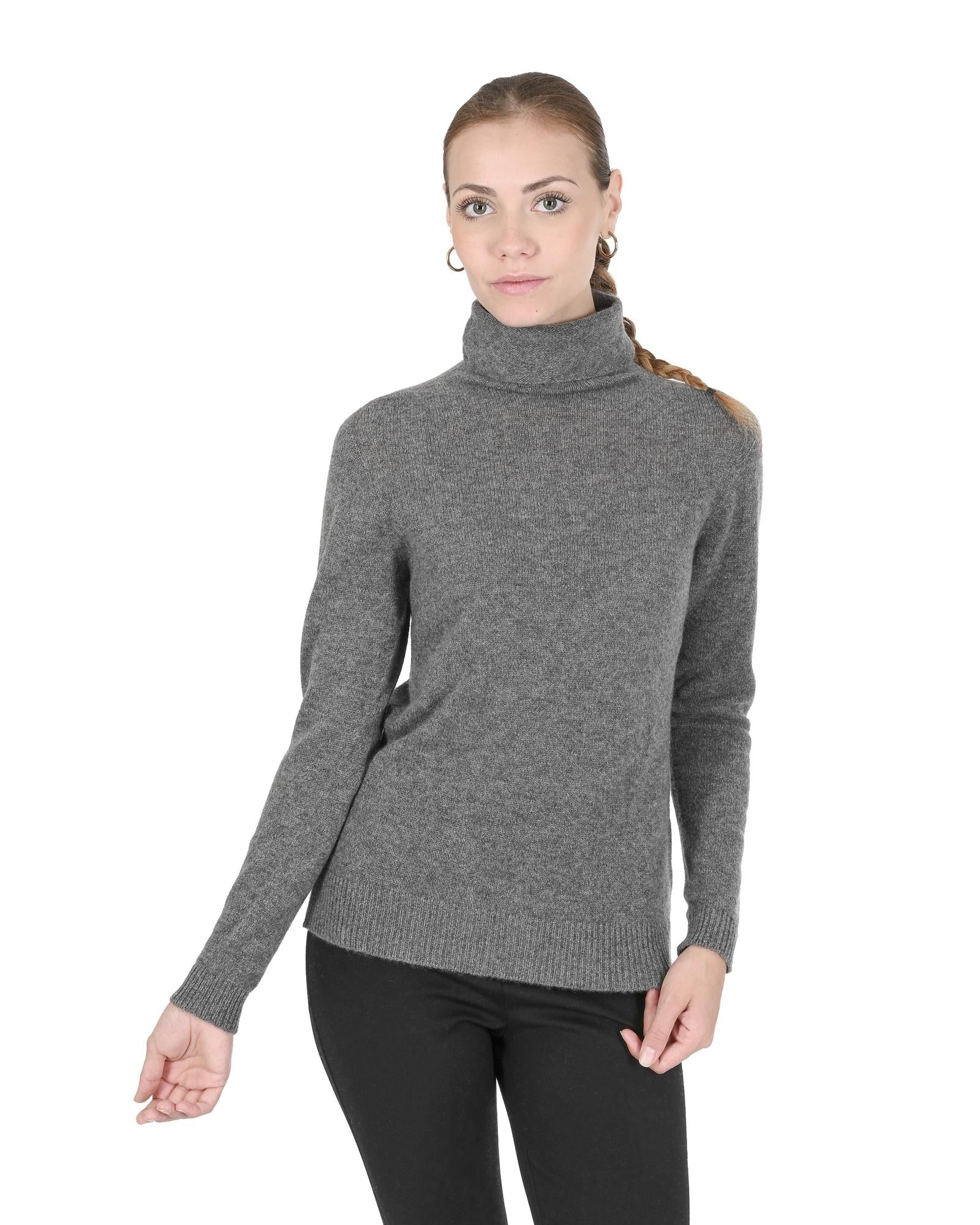 Cashmere Womens Turtleneck Sweater - 40 EU Main image
