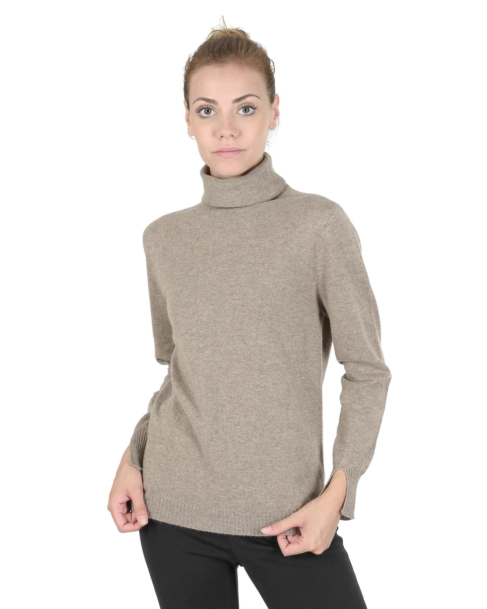 Premium Italian Cashmere Turtleneck Sweater - 38 EU Main image