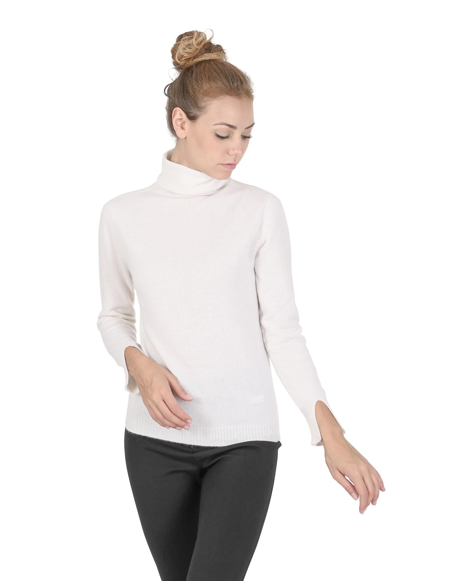 Premium Italian Cashmere Turtleneck Sweater - 38 EU Main image