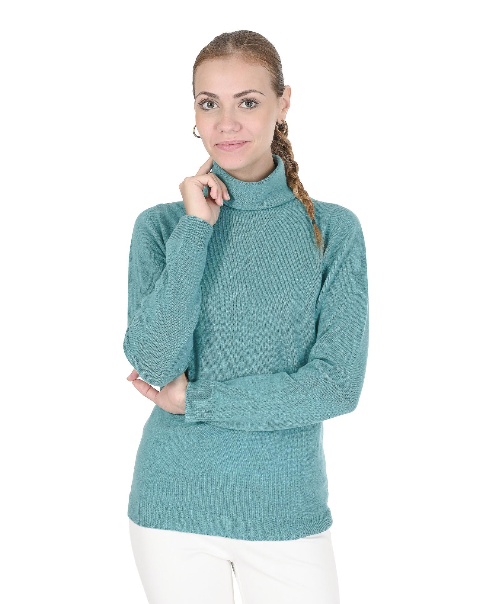 Premium Cashmere Turtleneck Sweater - L Main image