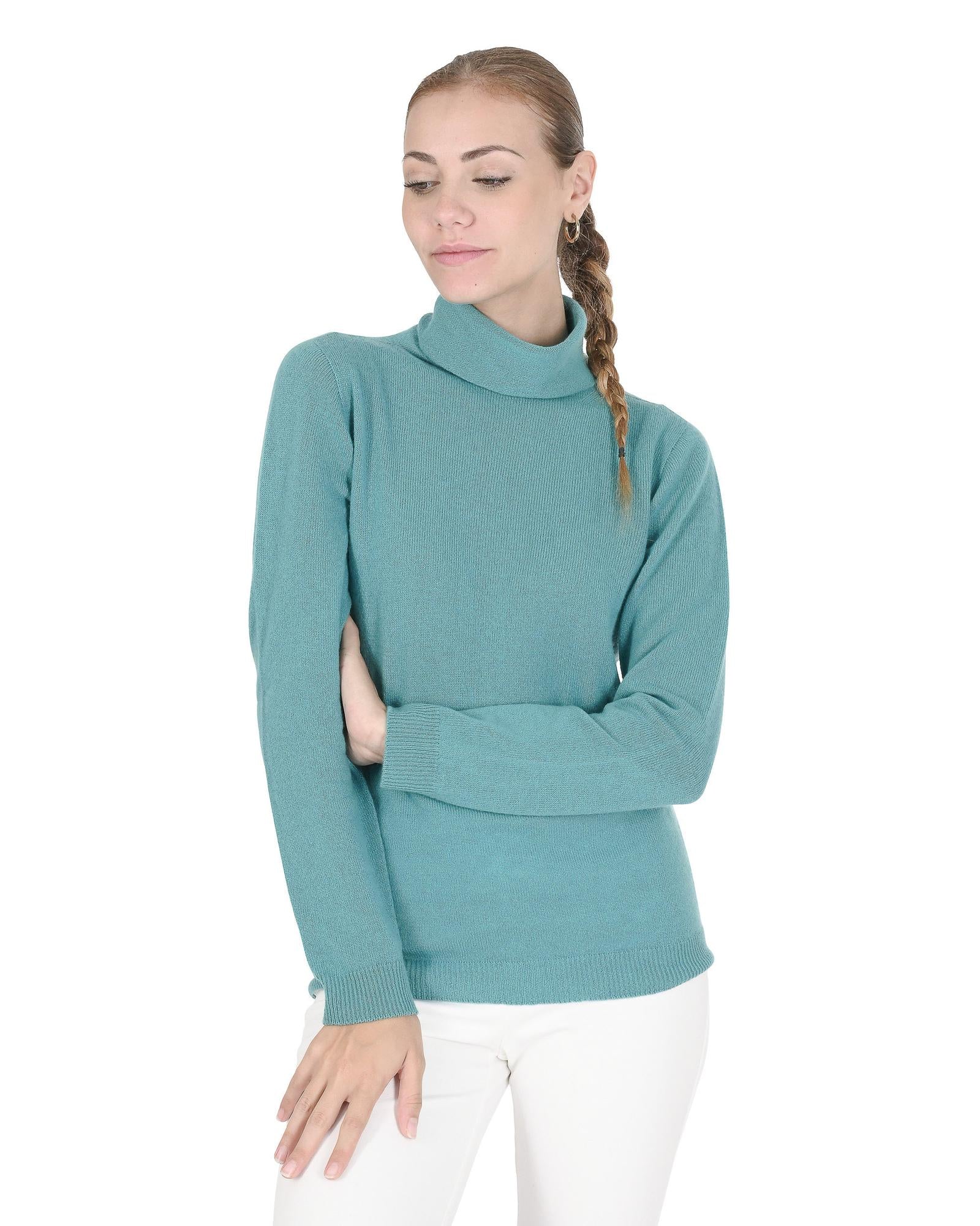 Premium Cashmere Turtleneck Sweater - L Secondary image