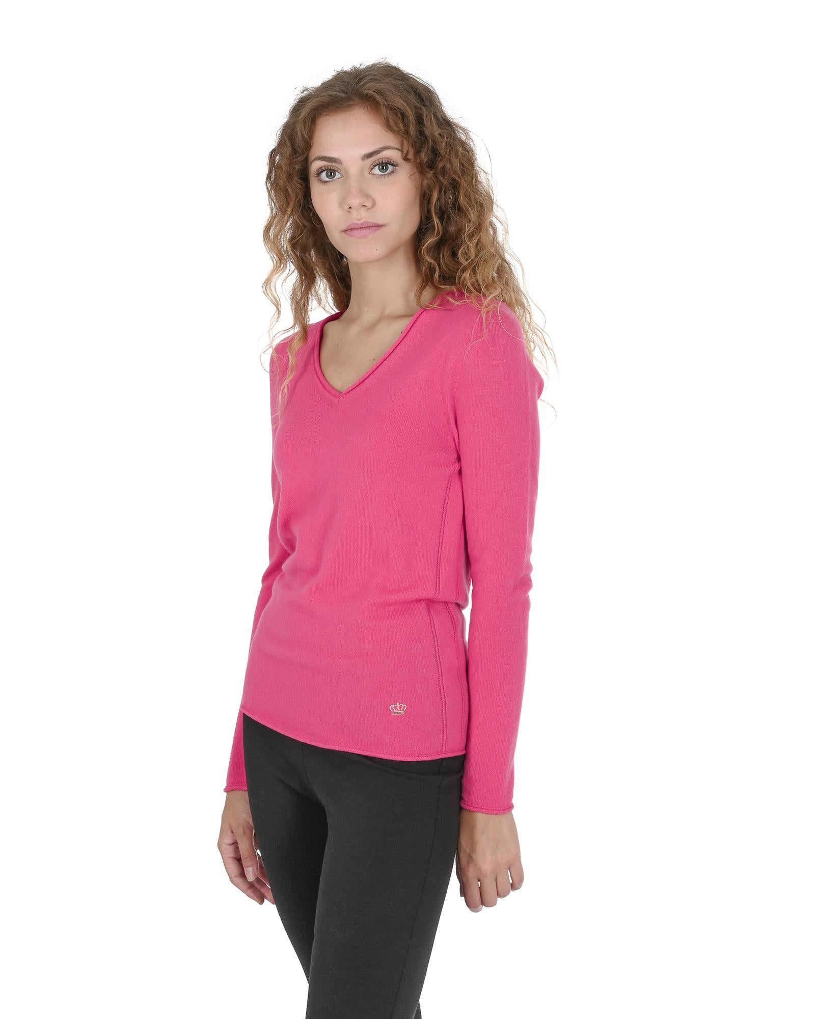 Cashmere Womens V Neck Sweater - 40 EU Main image