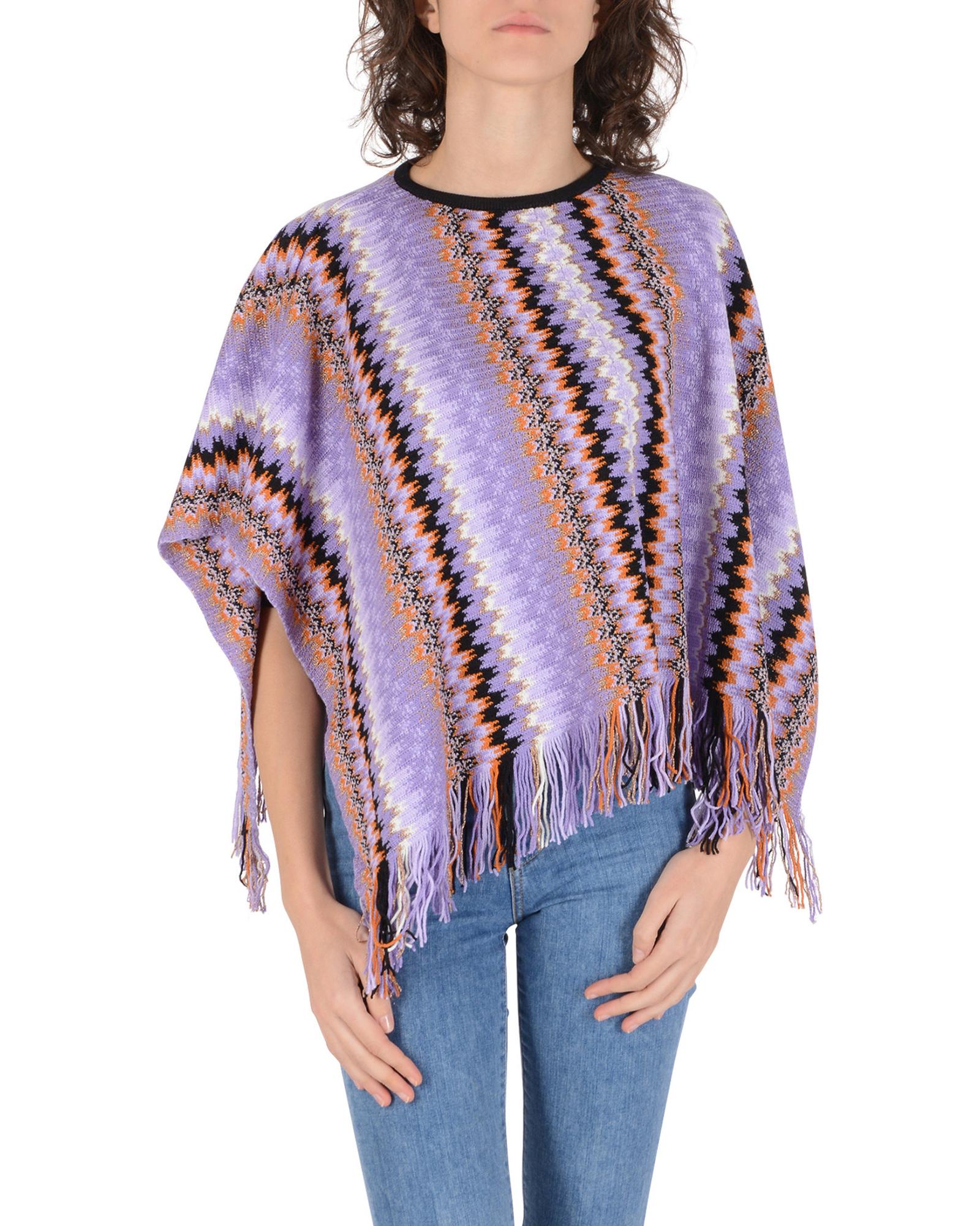 Wool Blend Poncho - One Size Secondary image