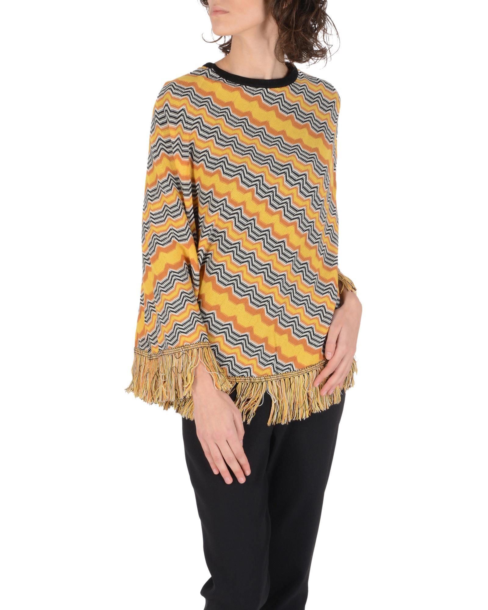 Wool Poncho - One Size Secondary image