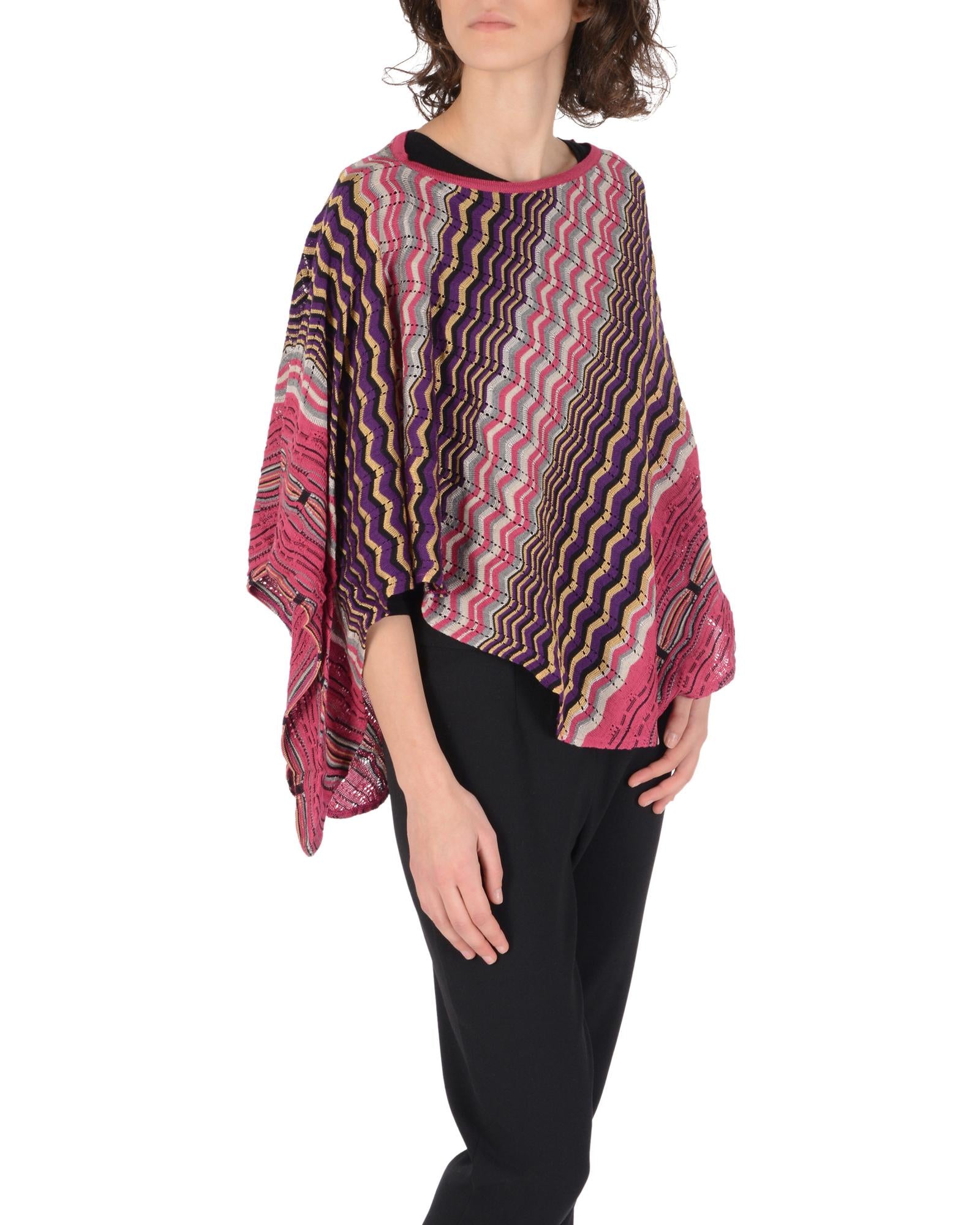 Wool  Poncho - One Size Secondary image