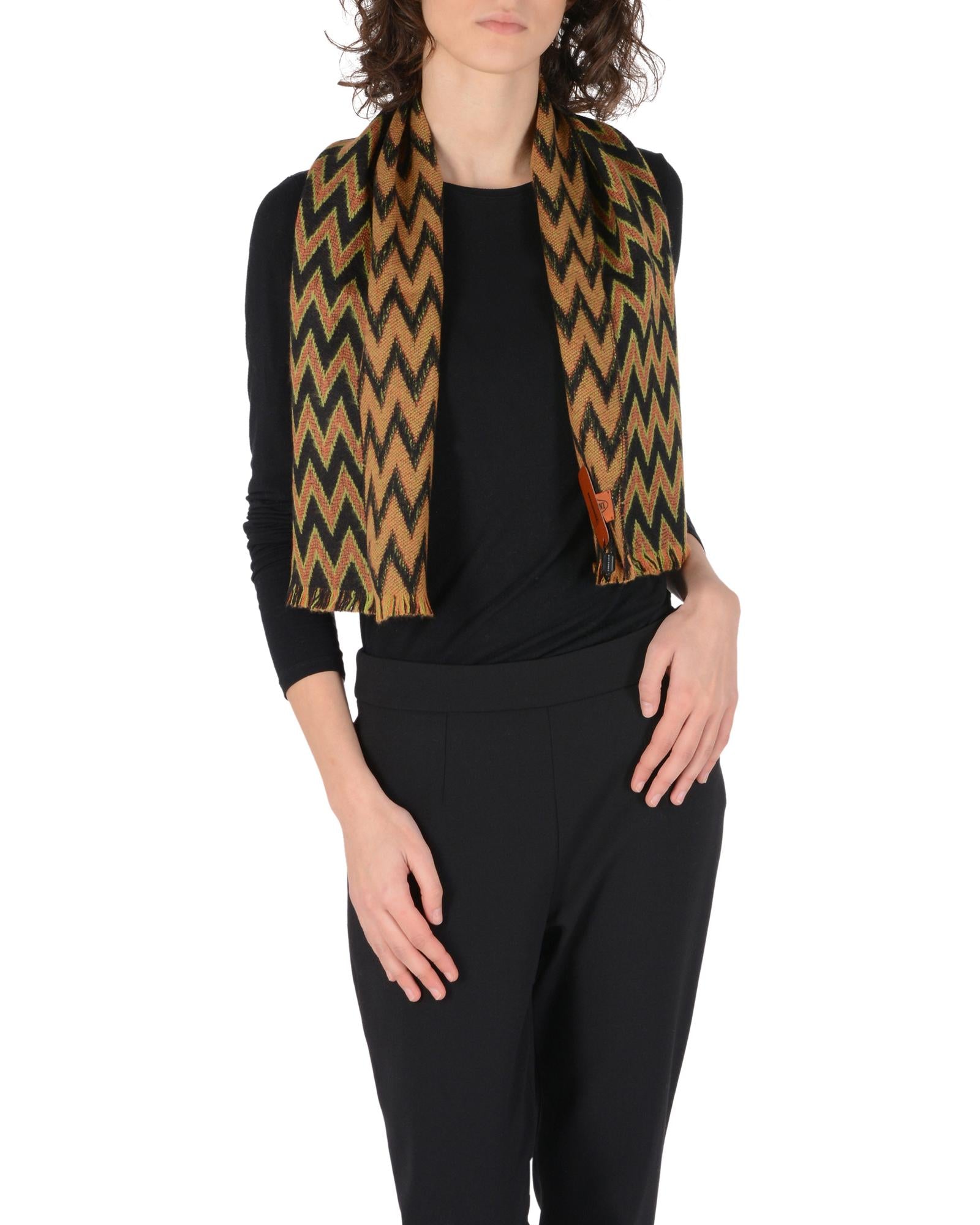 Wool-Blend Scarf - One Size Secondary image