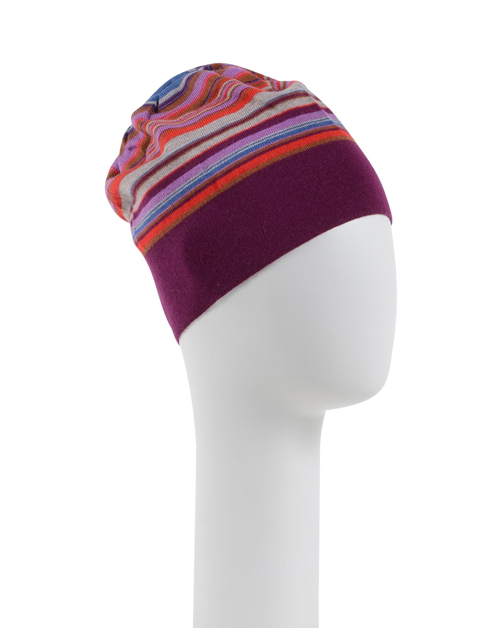 Beanie with Wool and Cotton Blend - One Size Main image