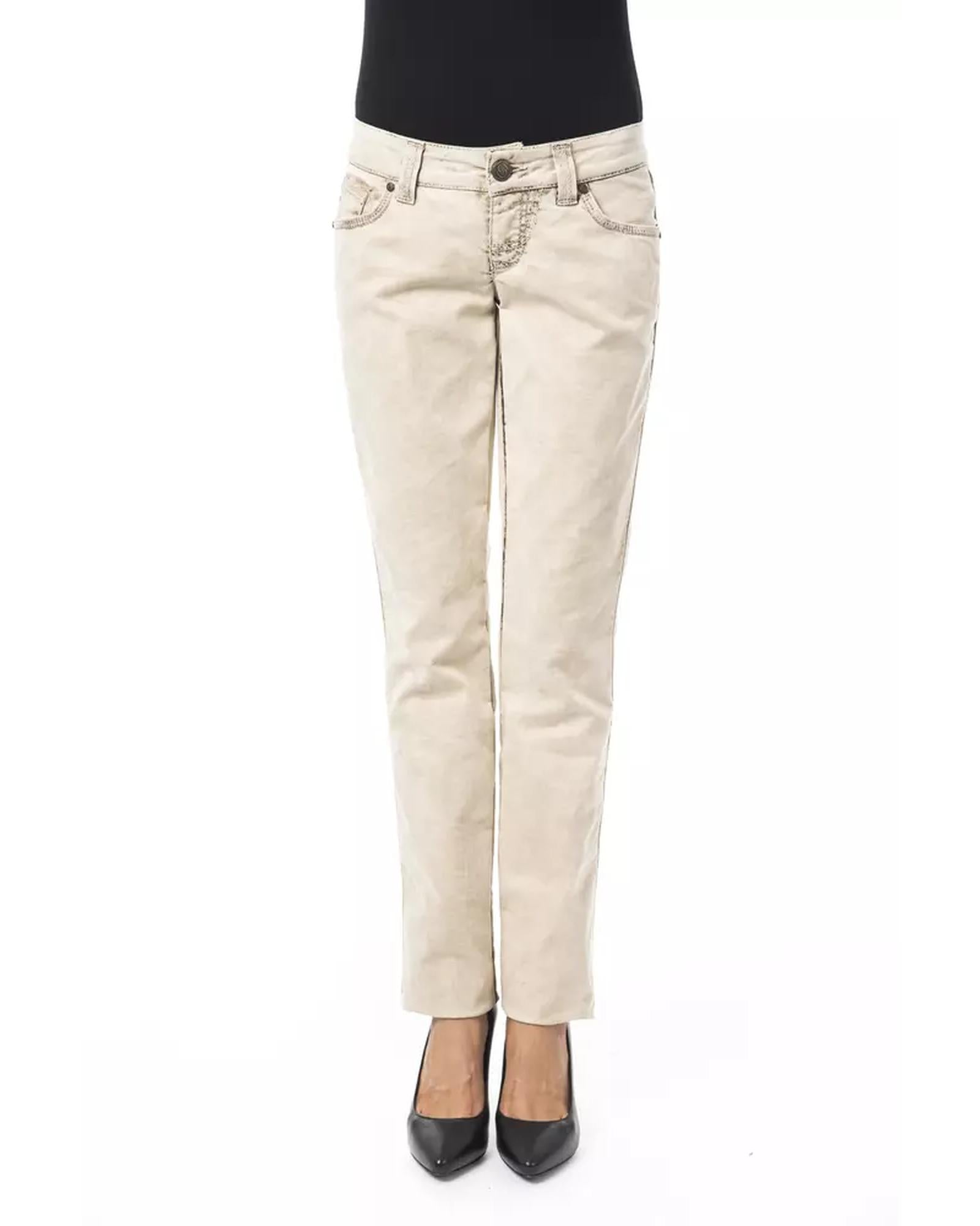 Slim Fit Jeans With Front And Back Pockets W26 US Women Main image