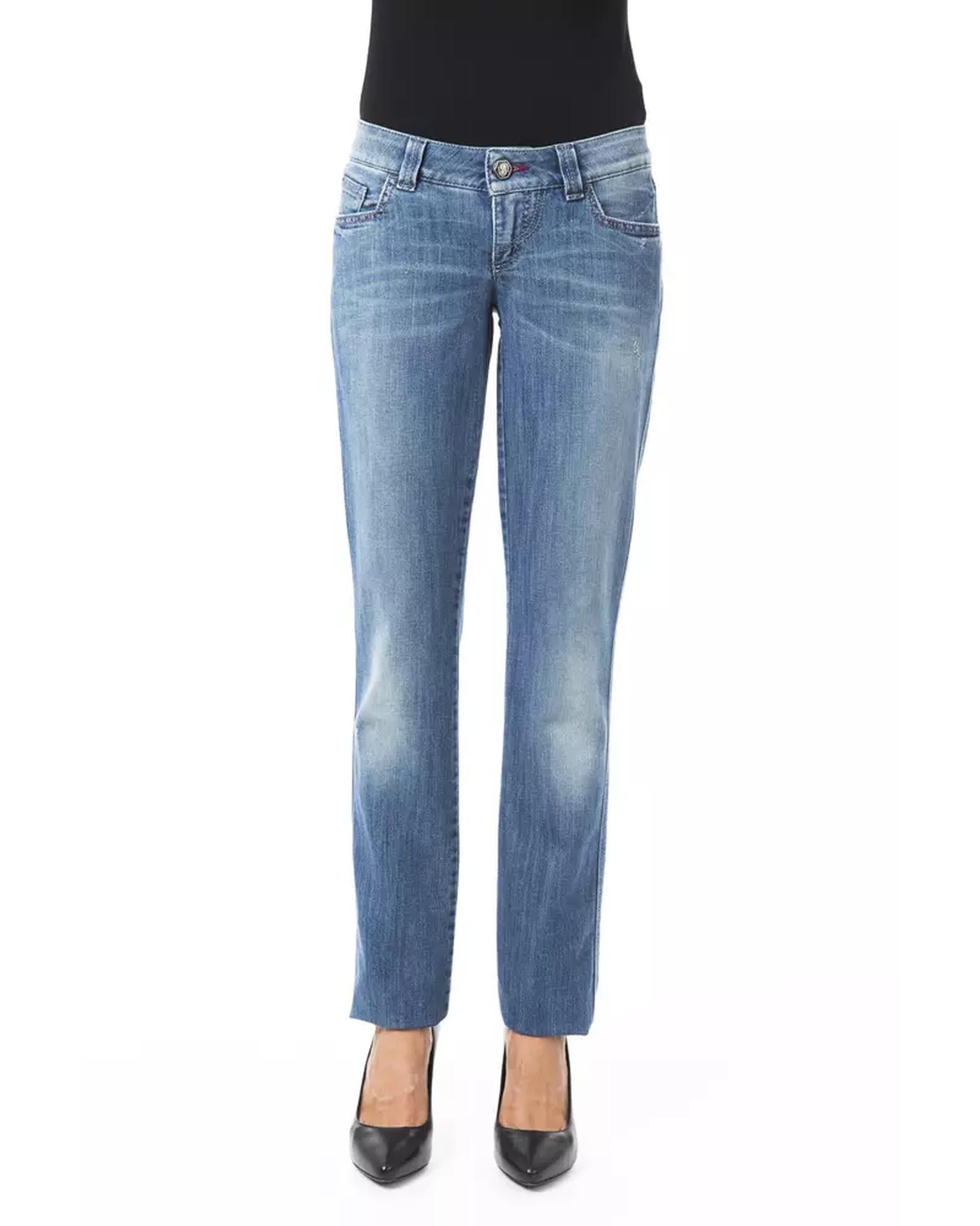 Regular Fit Jeans with Front and Back Pockets W26 US Women Main image