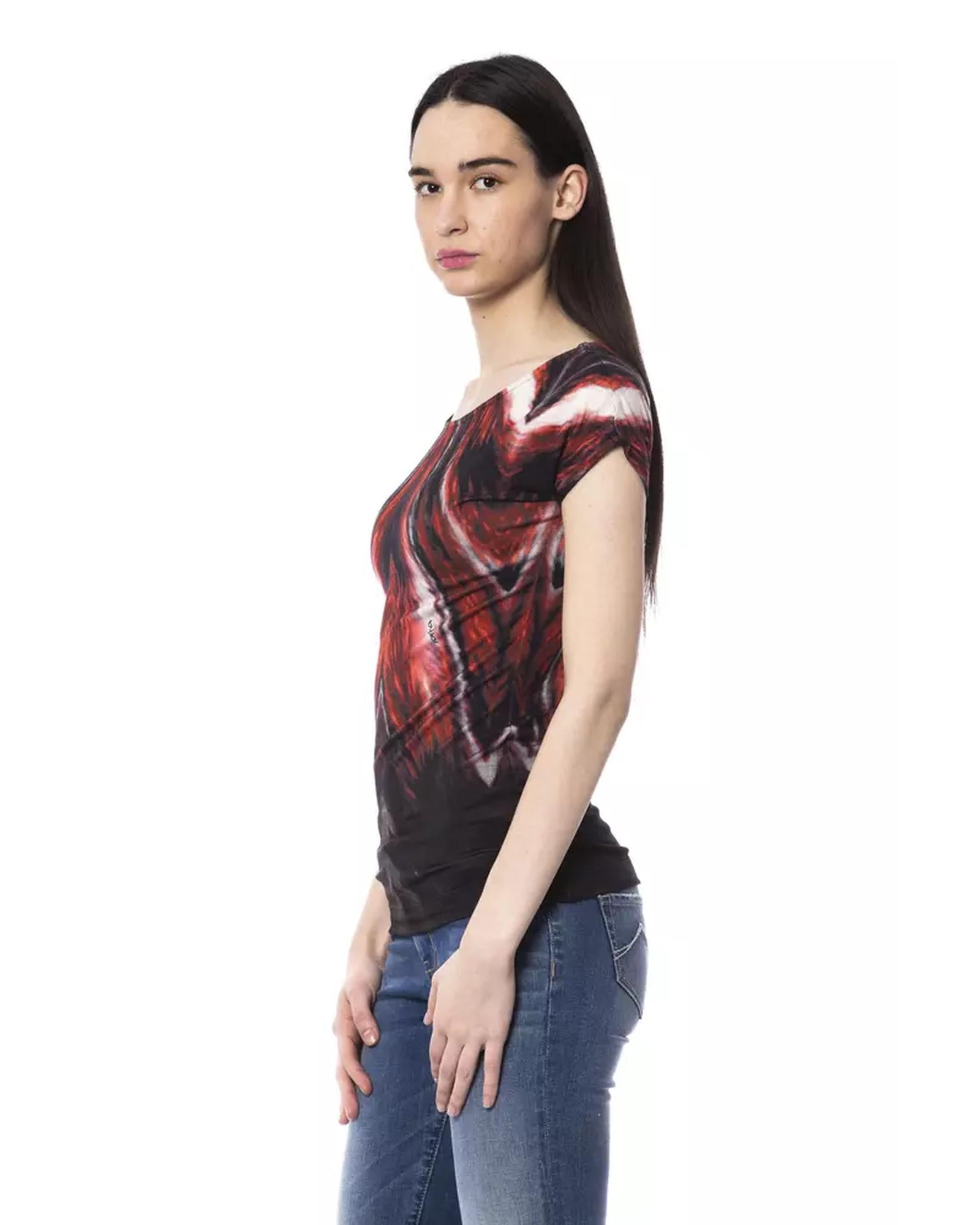 Round Neck T-Shirt with Front Print XS Women Secondary image