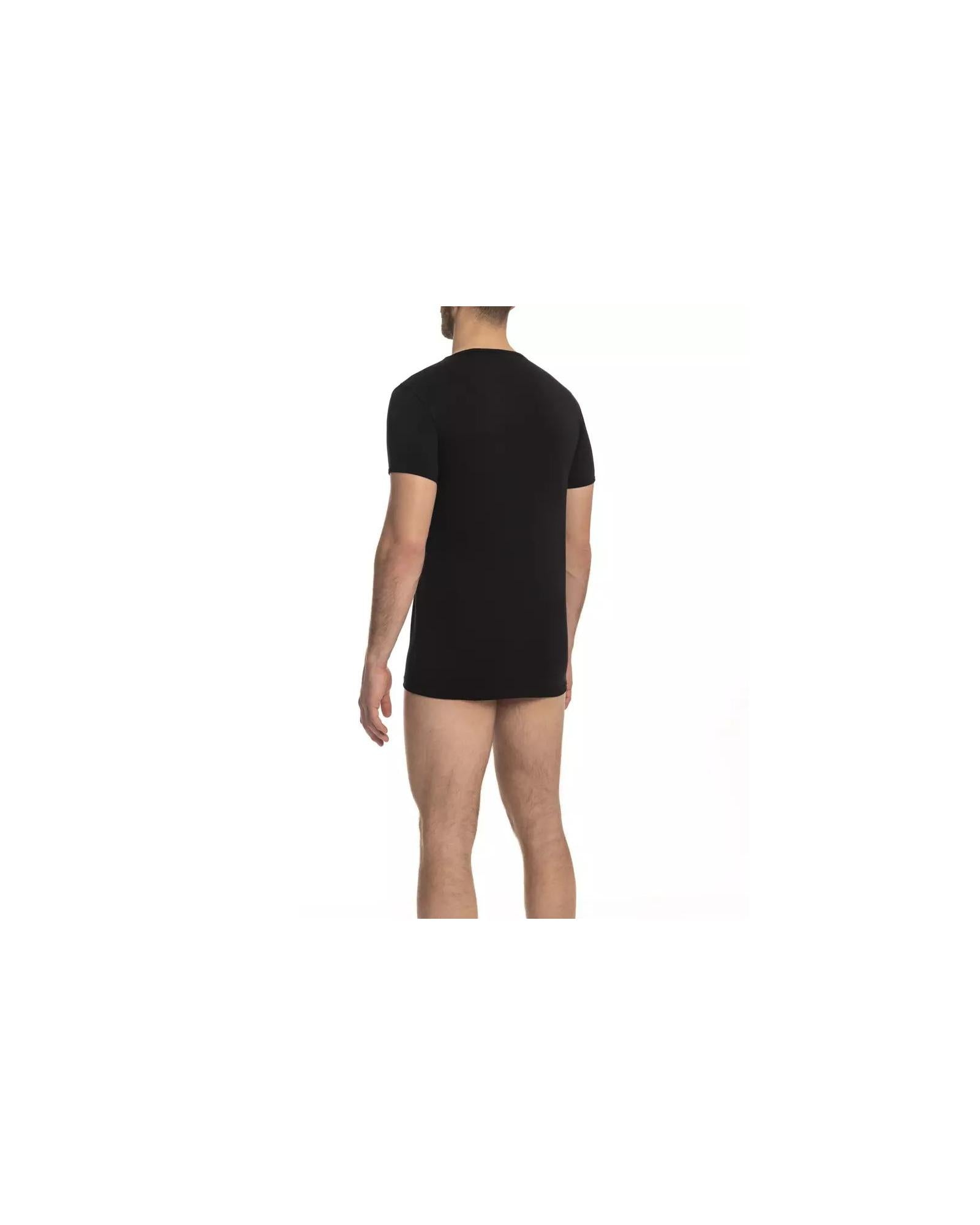 Cavalli Class Men's Black Cotton T-Shirt - XL Secondary image