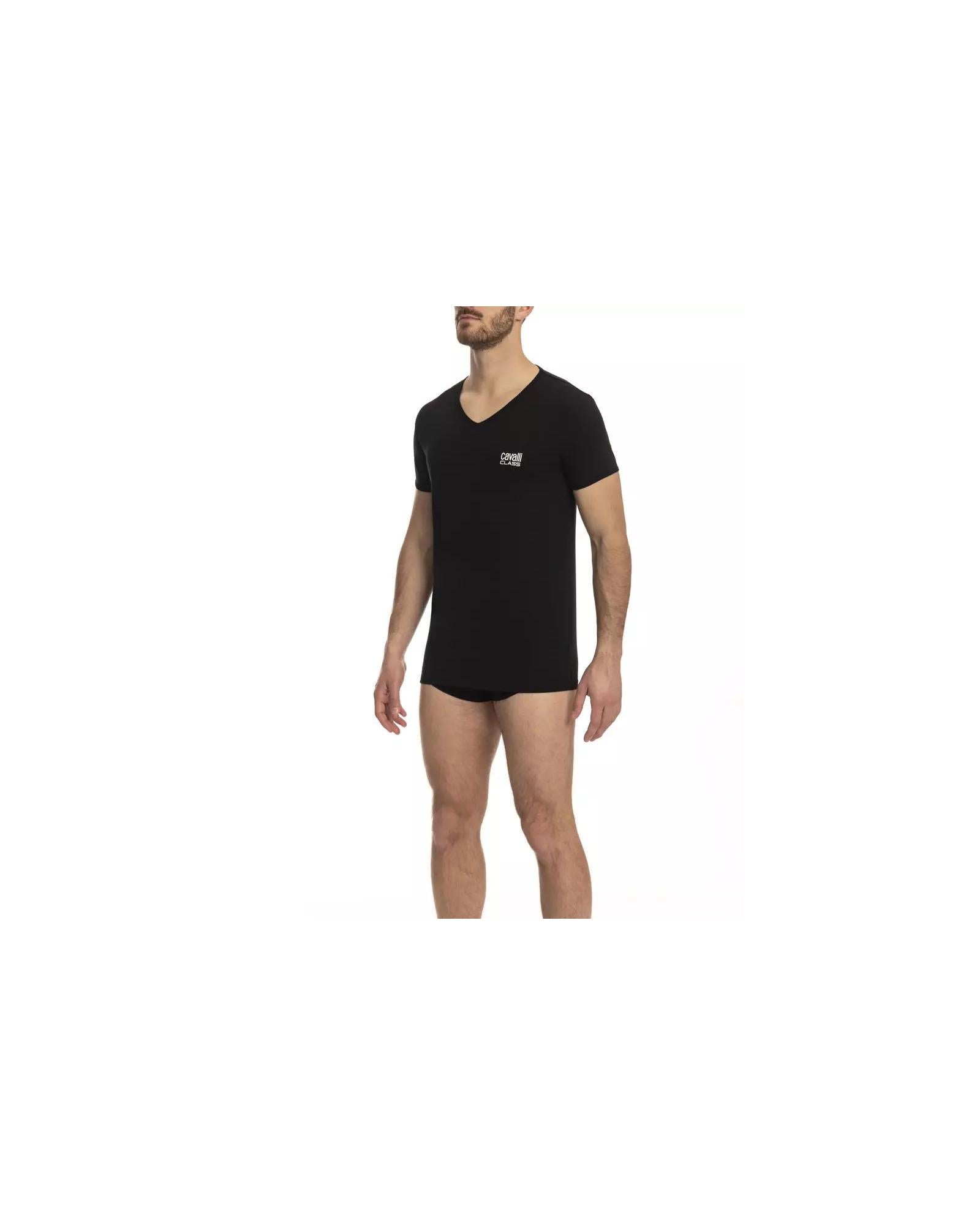 Cavalli Class Men's Black Cotton T-Shirt - M Main image