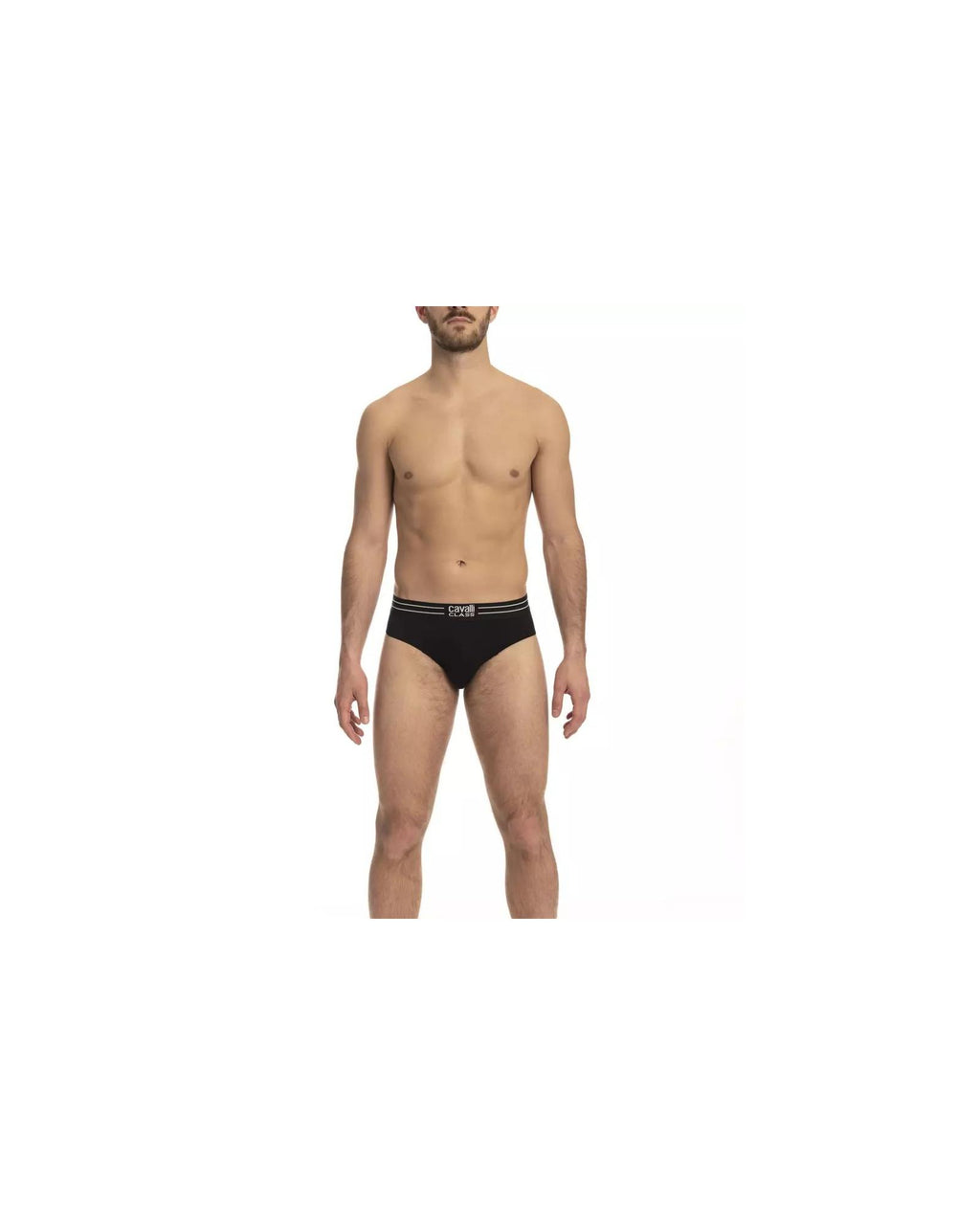 Cavalli Class Men's Black Cotton Underwear - M