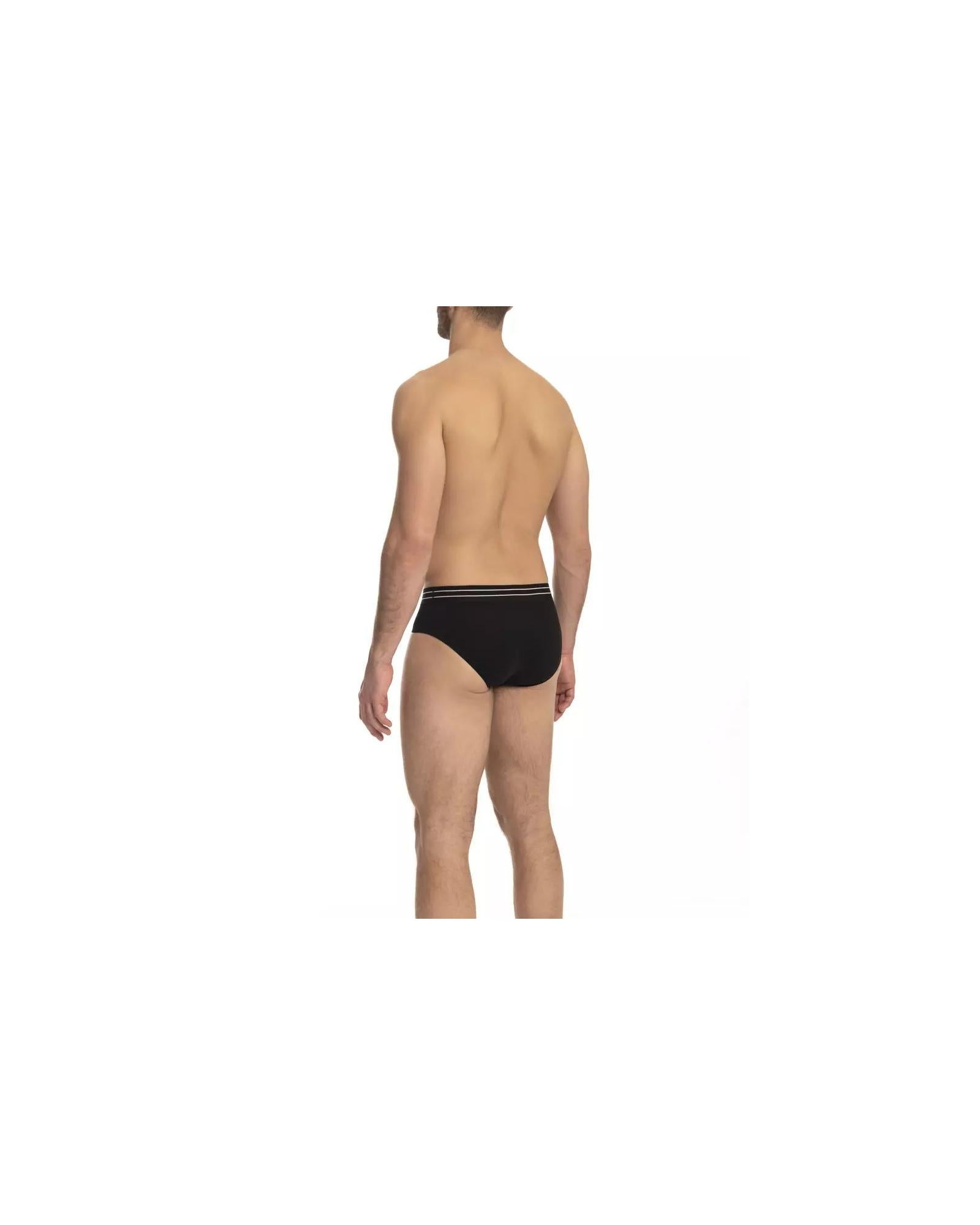 Cavalli Class Men's Black Cotton Underwear - S Secondary image
