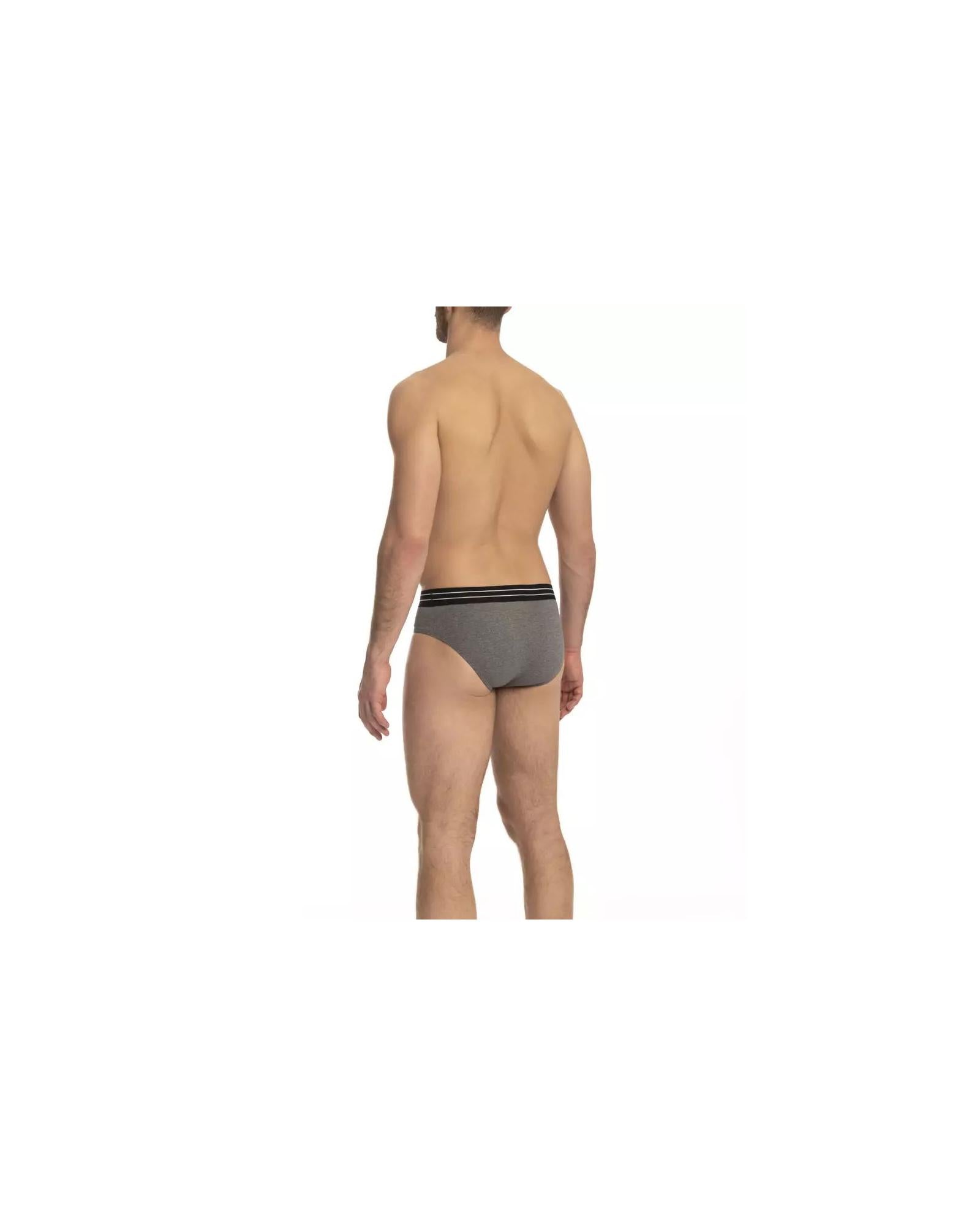 Cavalli Class Men's Gray Cotton Underwear - M Secondary image