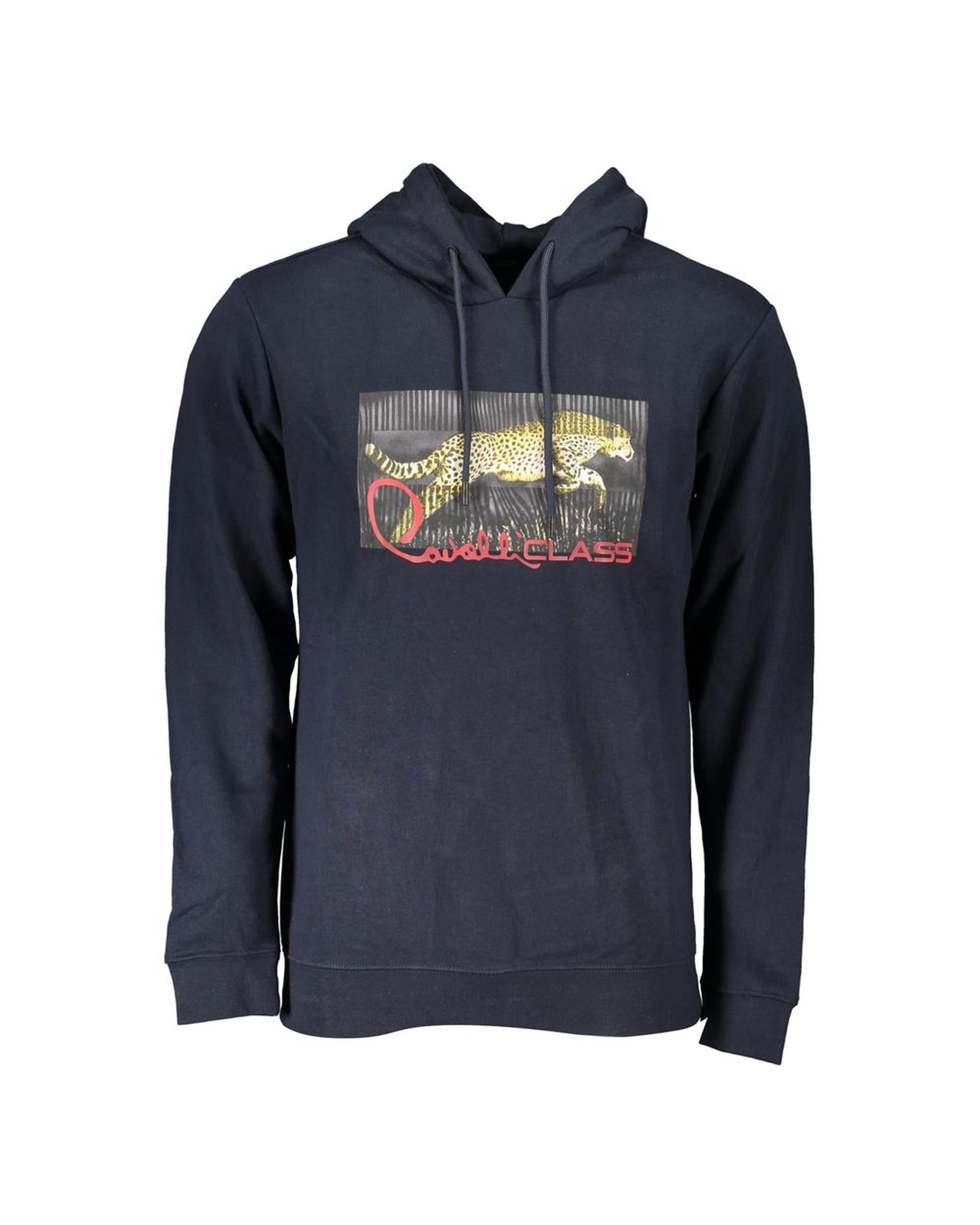 Cavalli Class Men's Blue Cotton Sweater - XL Main image