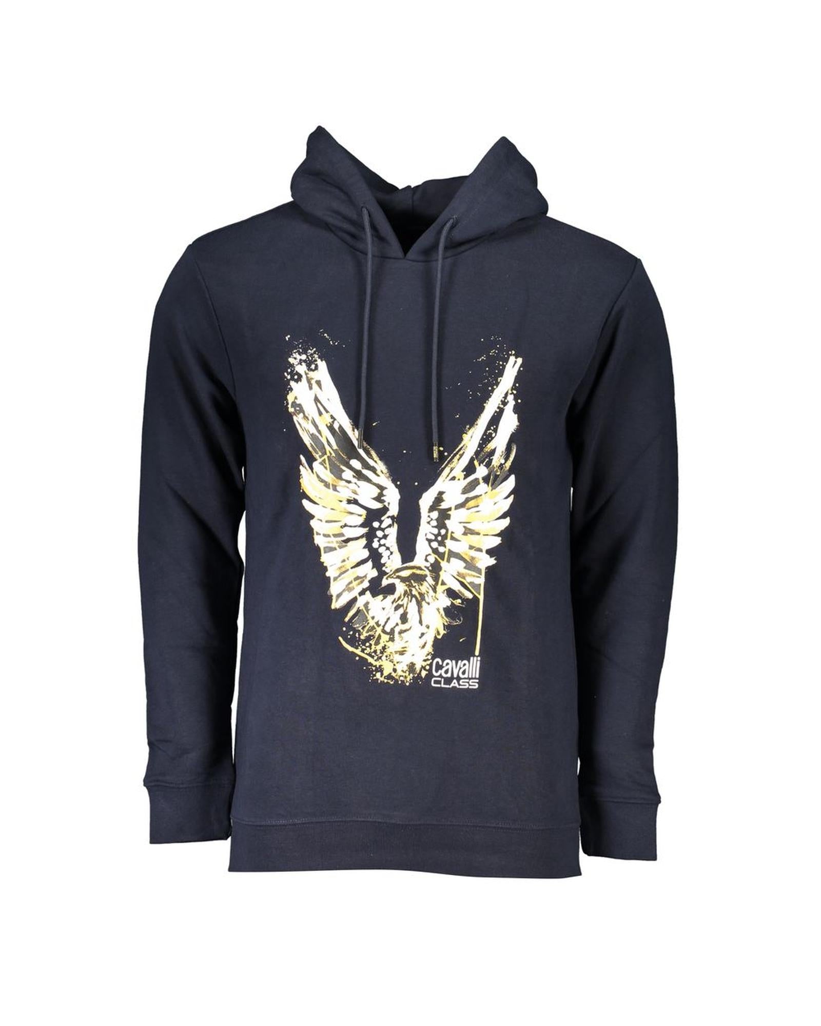 Cavalli Class Men's Blue Cotton Sweater - M Main image