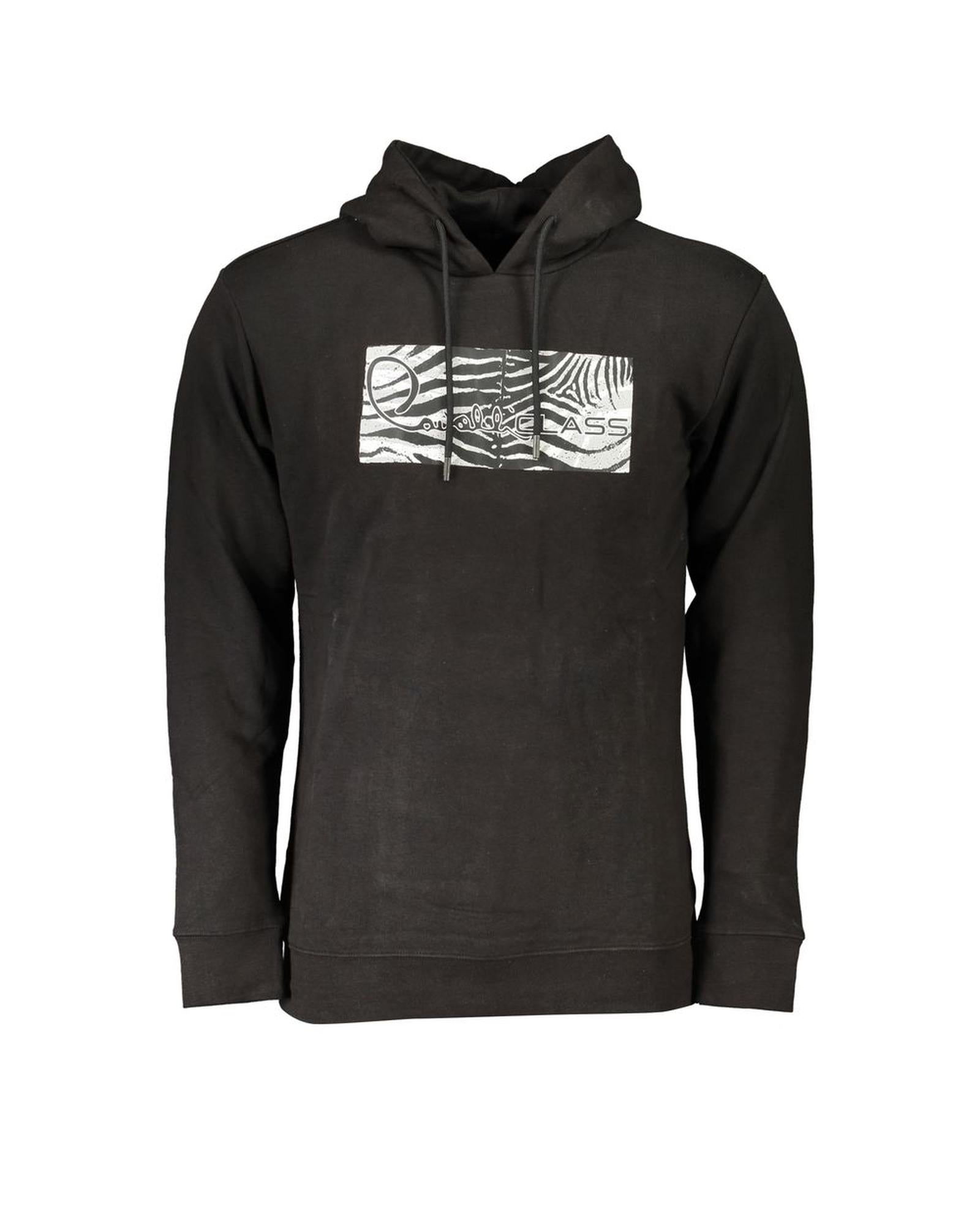 Cavalli Class Men's Black Cotton Sweater - L Main image
