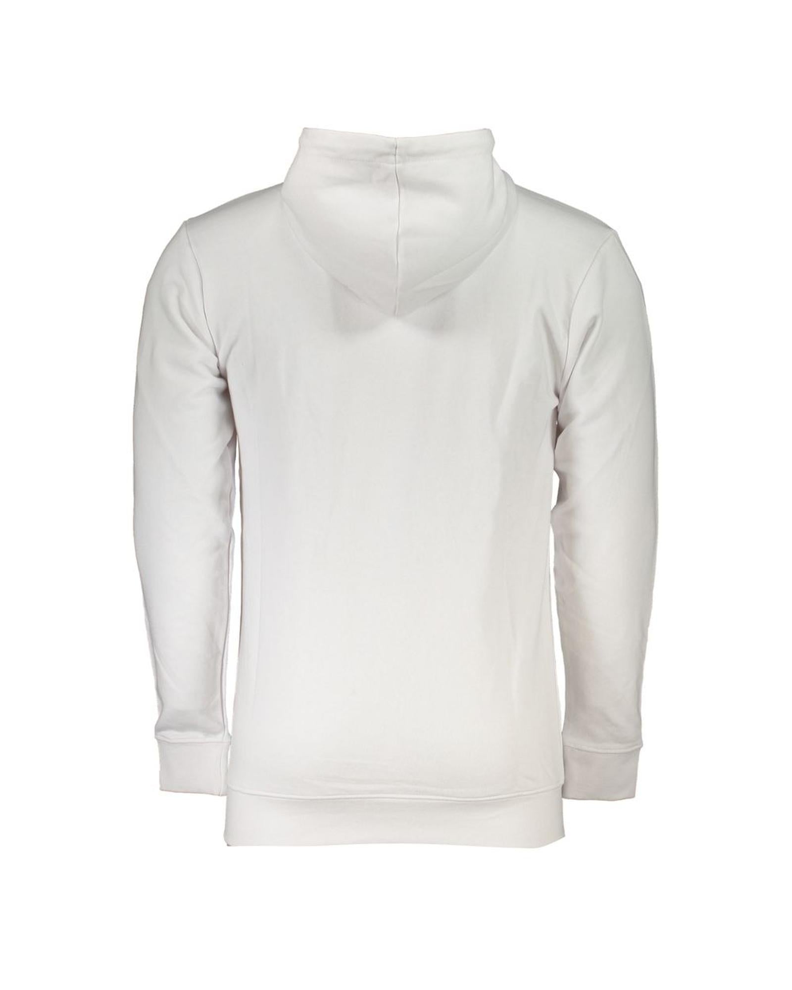 Cavalli Class Men's White Cotton Sweater - M Secondary image