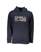 Cavalli Class Men's Blue Cotton Sweater - 3XL