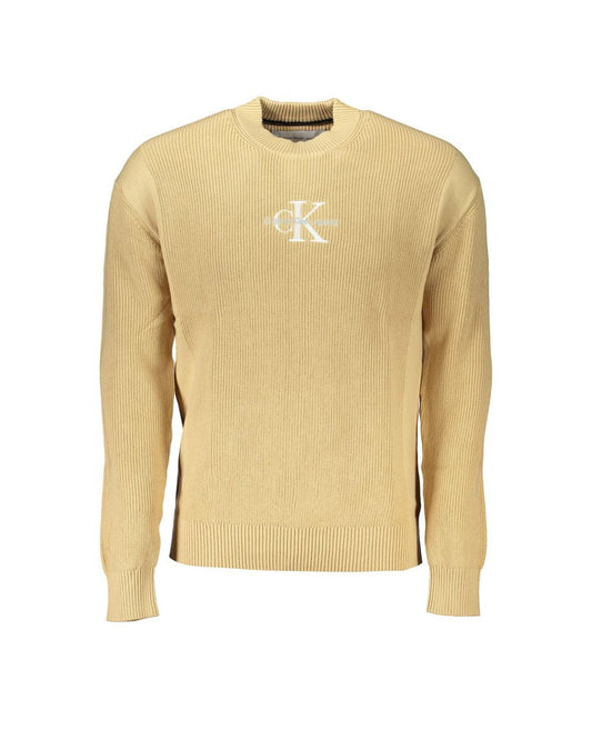 Calvin Klein Men's Beige Cotton Shirt - 2XL