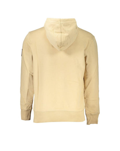 Calvin Klein Men's Beige Cotton Sweater - 2XL