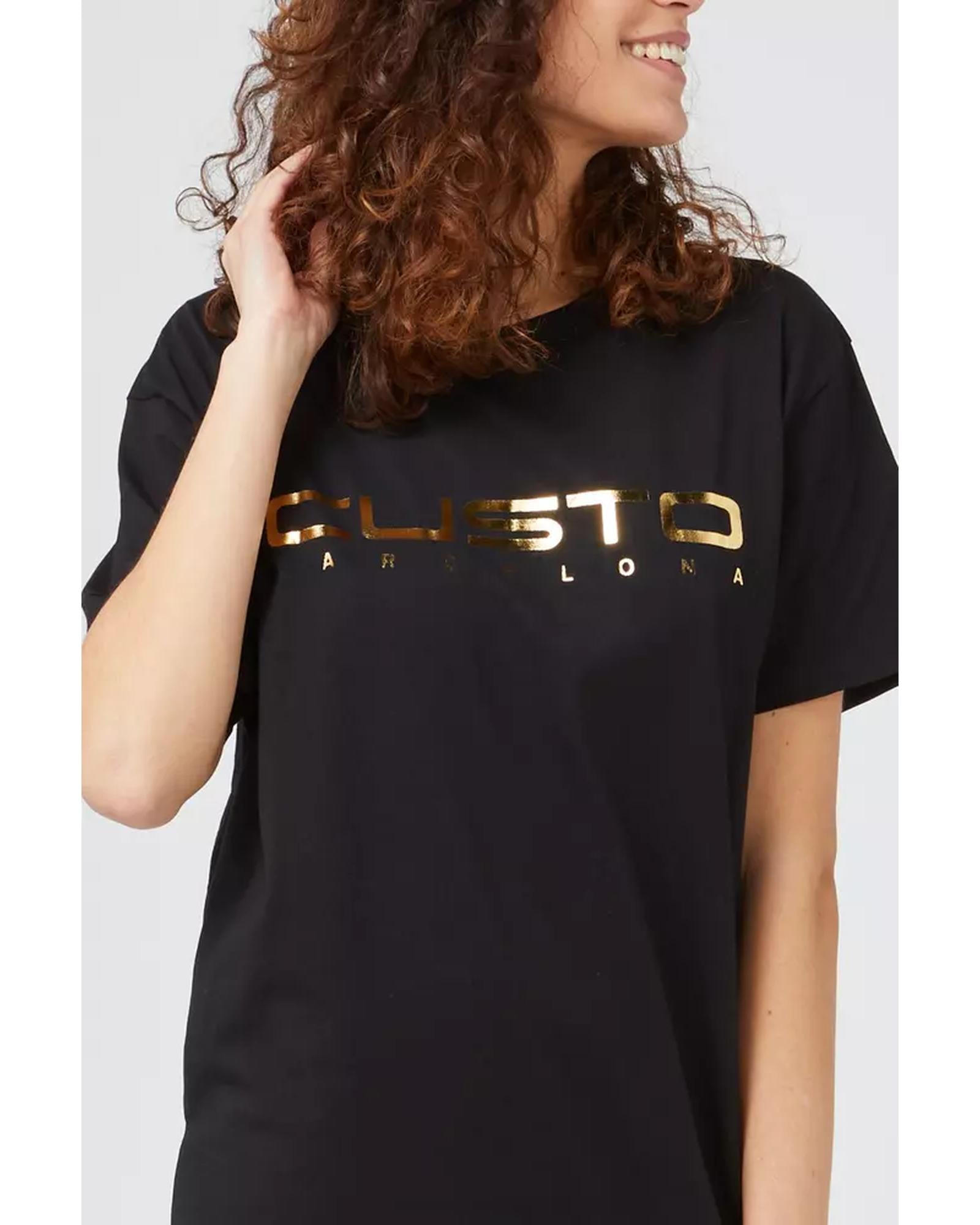 Oversized Front Print T-shirt S Women Secondary image