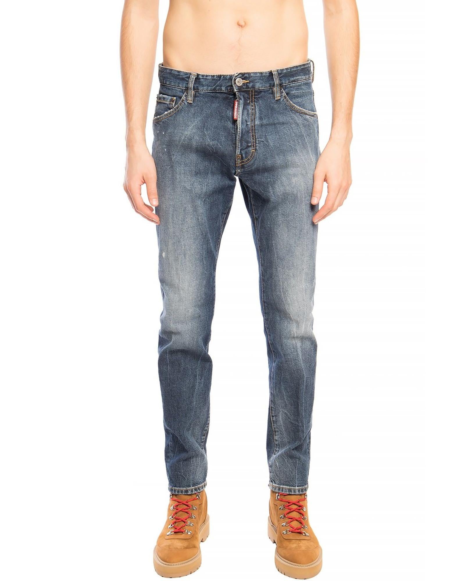 Distressed Navy Cool Guy Jean 52 IT Men Main image
