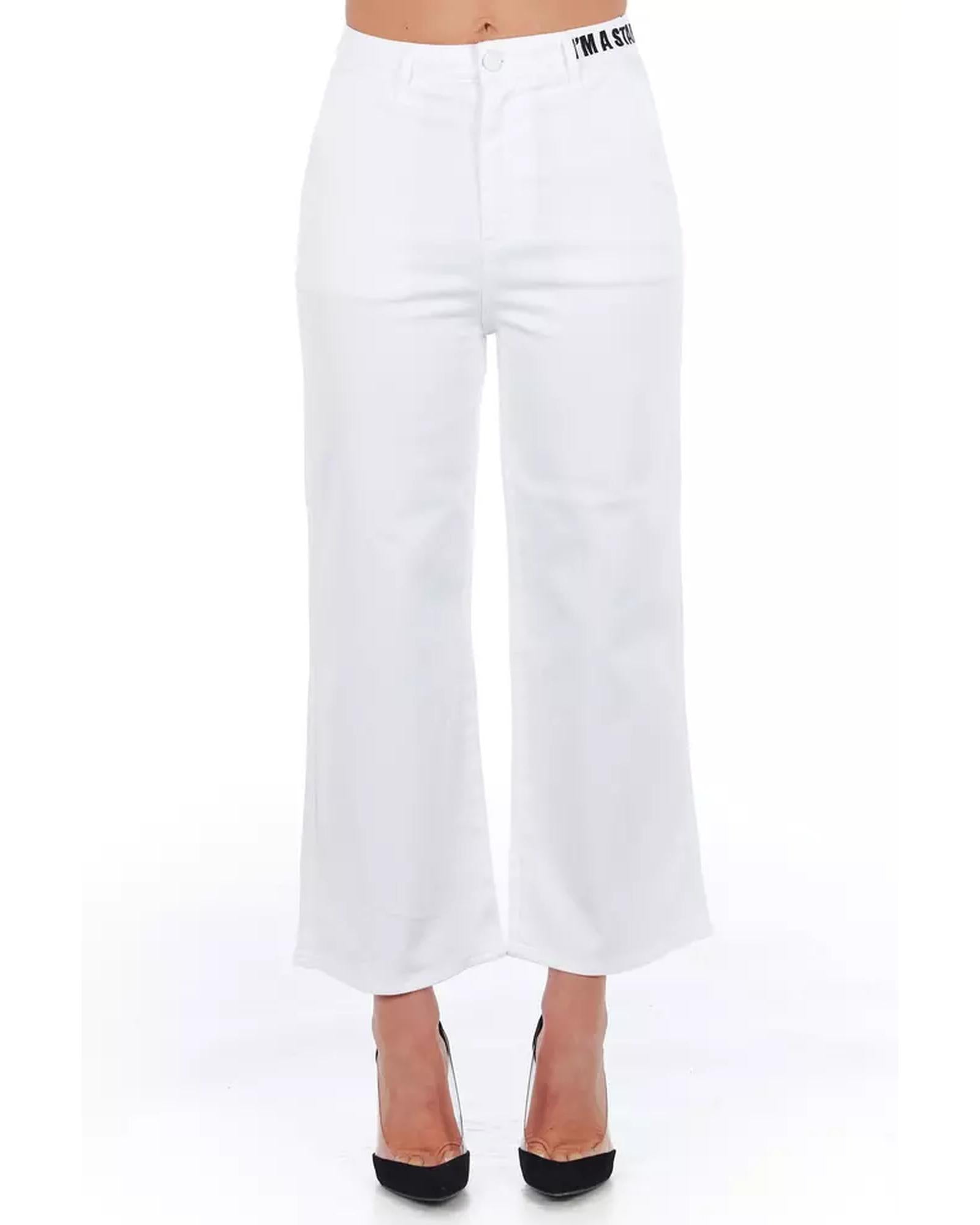 High Waist Cropped Trousers with Multipockets 40 IT Women Main image