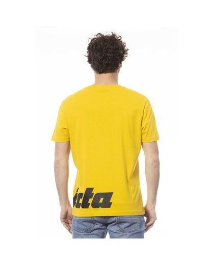Invicta Men's Yellow Cotton T-Shirt - XL