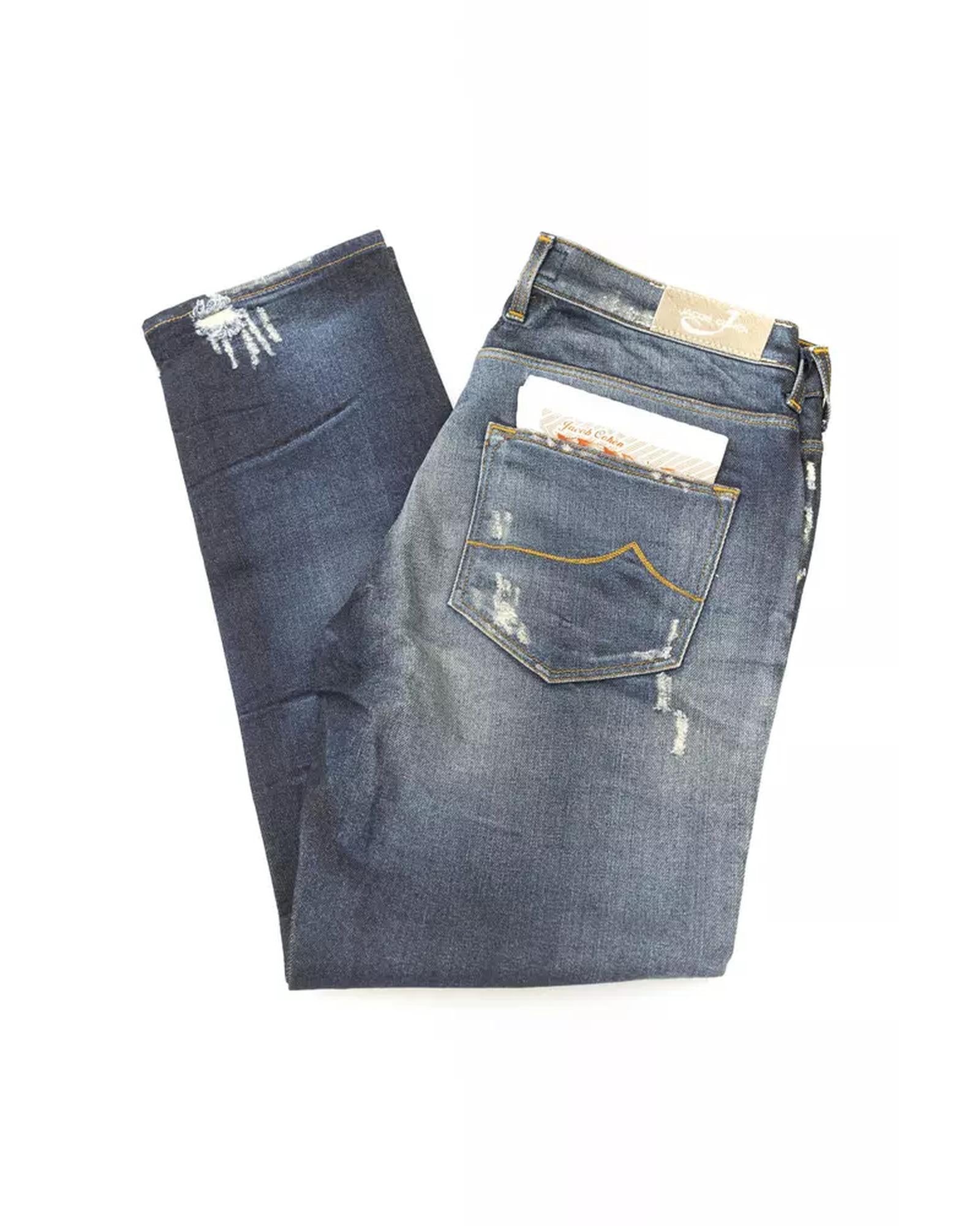 5-Pocket Jeans with Straight Leg and Small Rips W30 US Women Main image