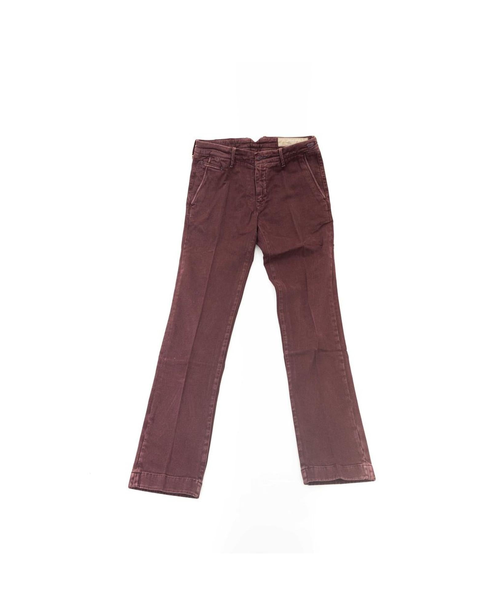 Jacob Cohen Men's Burgundy Cotton Jeans & Pant - W32 US Secondary image