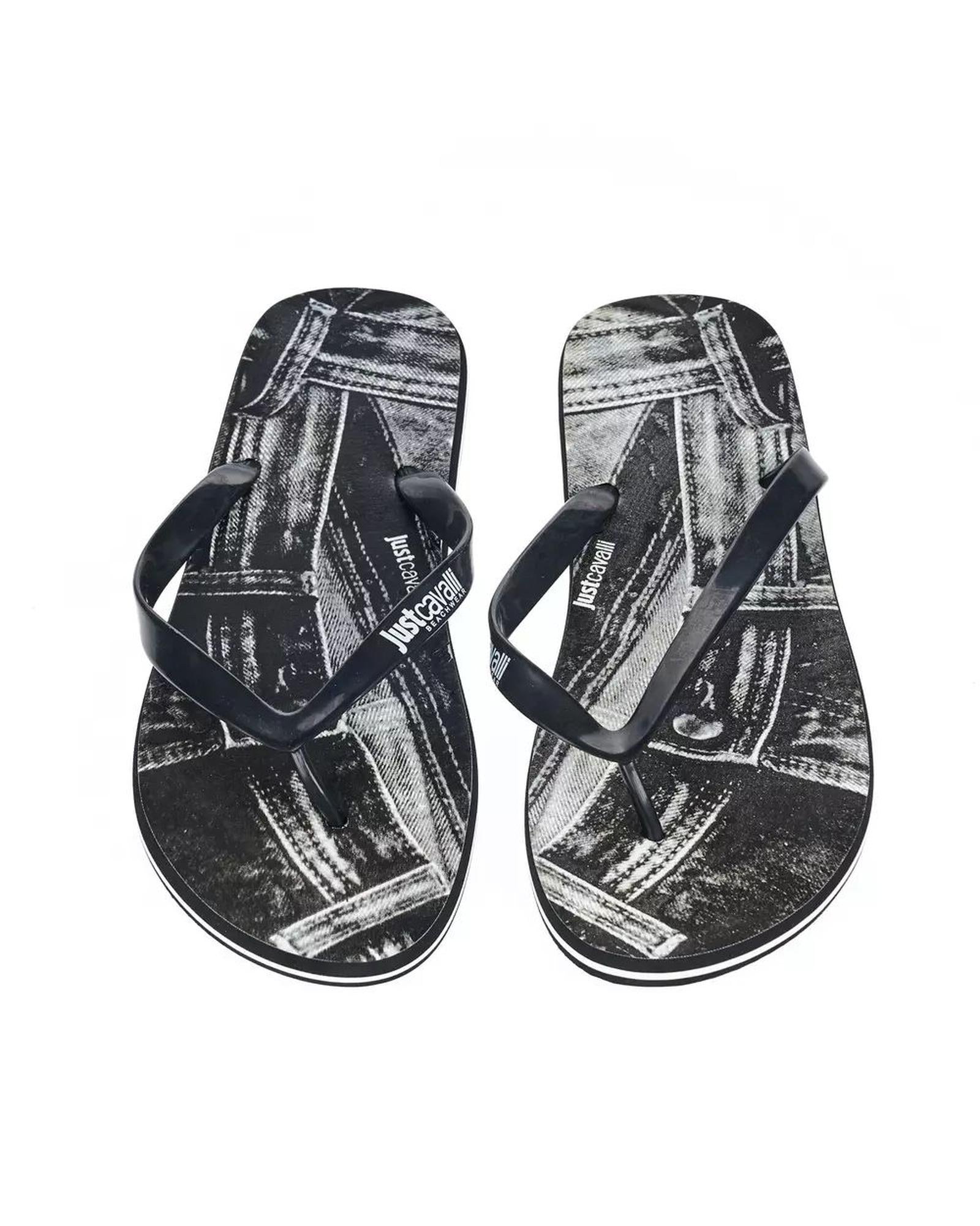 Just Cavalli Men's Black EVA Sandal - 44 EU Secondary image
