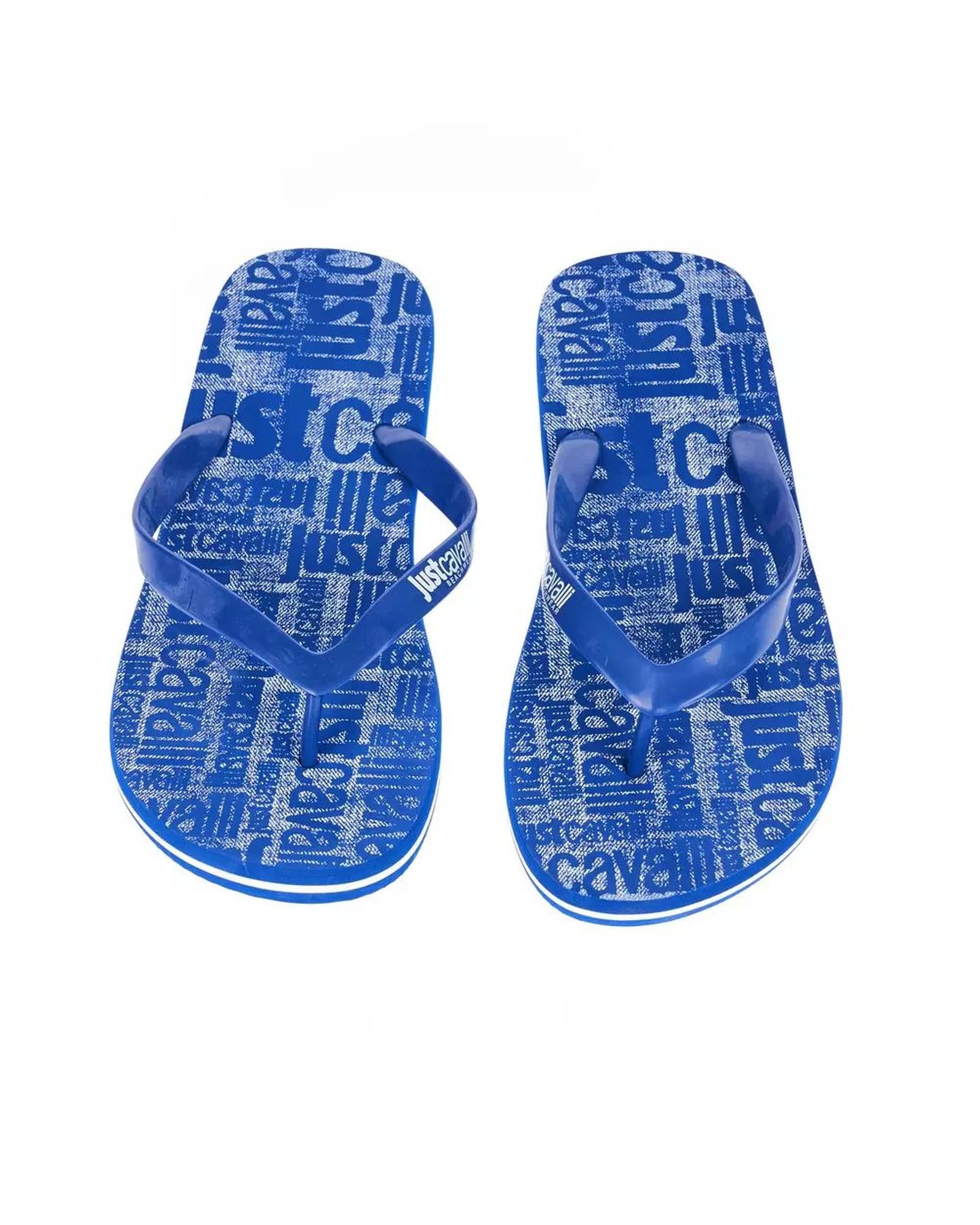 Just Cavalli Men's Light Blue EVA Sandal - 43 EU Secondary image
