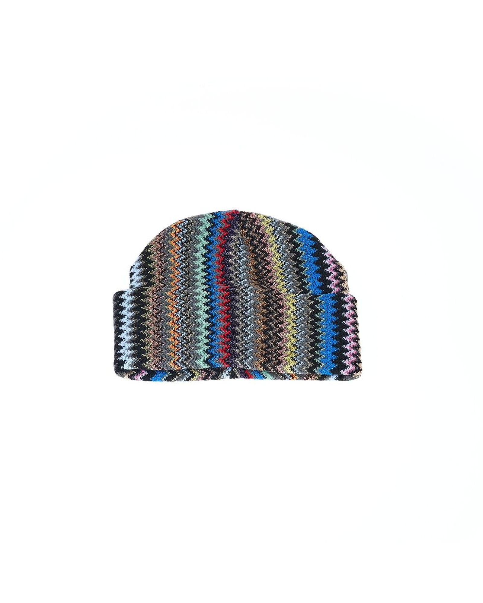 Missoni Women's Geometric Fantasy Multicolor Wool-Acrylic Hat - One Size Main image