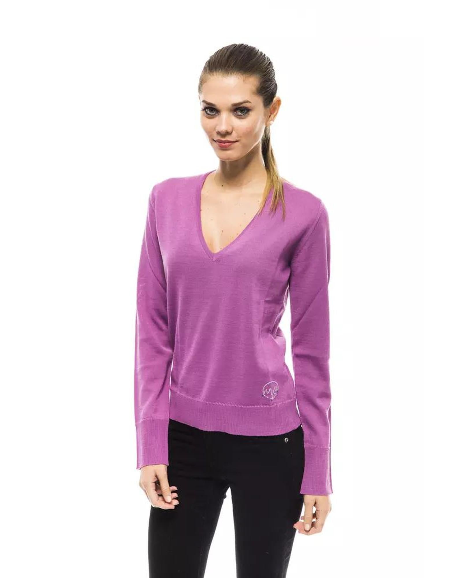 Montana Blu Women's Pink Wool Sweater - 46 IT Main image