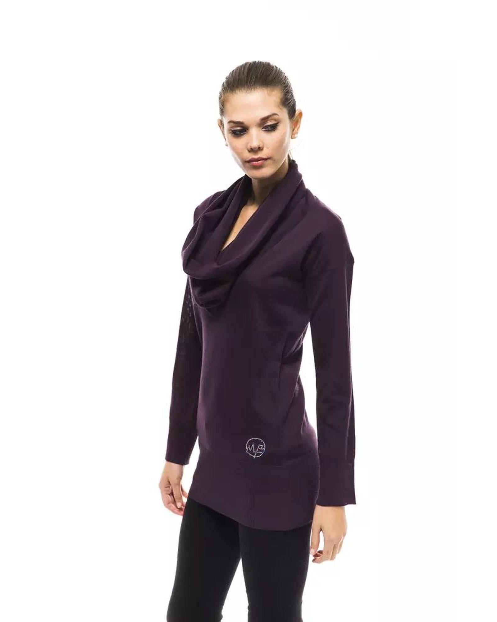 Montana Blu Women's Purple Wool Sweater - 44 IT Secondary image