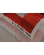 Costume National Women's Gray Red Silk Shawl Foulard Wrap Scarf - One Size Women's Scarf Costume National
