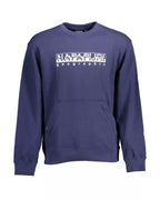 Napapijri Men's Blue Cotton Sweater - M