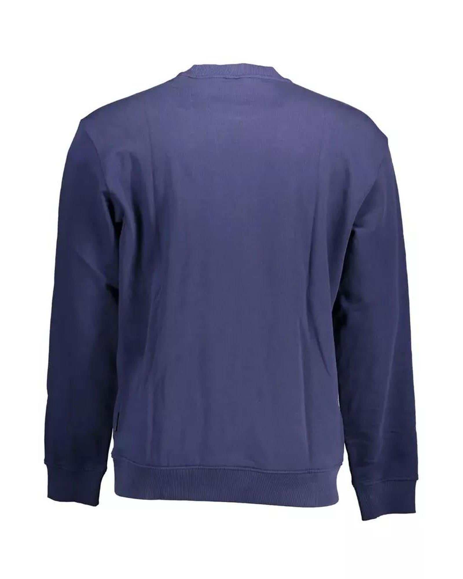 Napapijri Men's Blue Cotton Sweater - M Secondary image