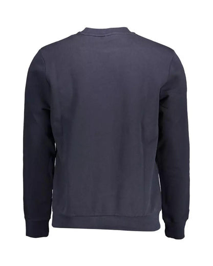 Napapijri Men's Blue Cotton Sweater - 2XL