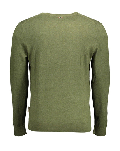Napapijri Men's Green Cotton Shirt - 2XL