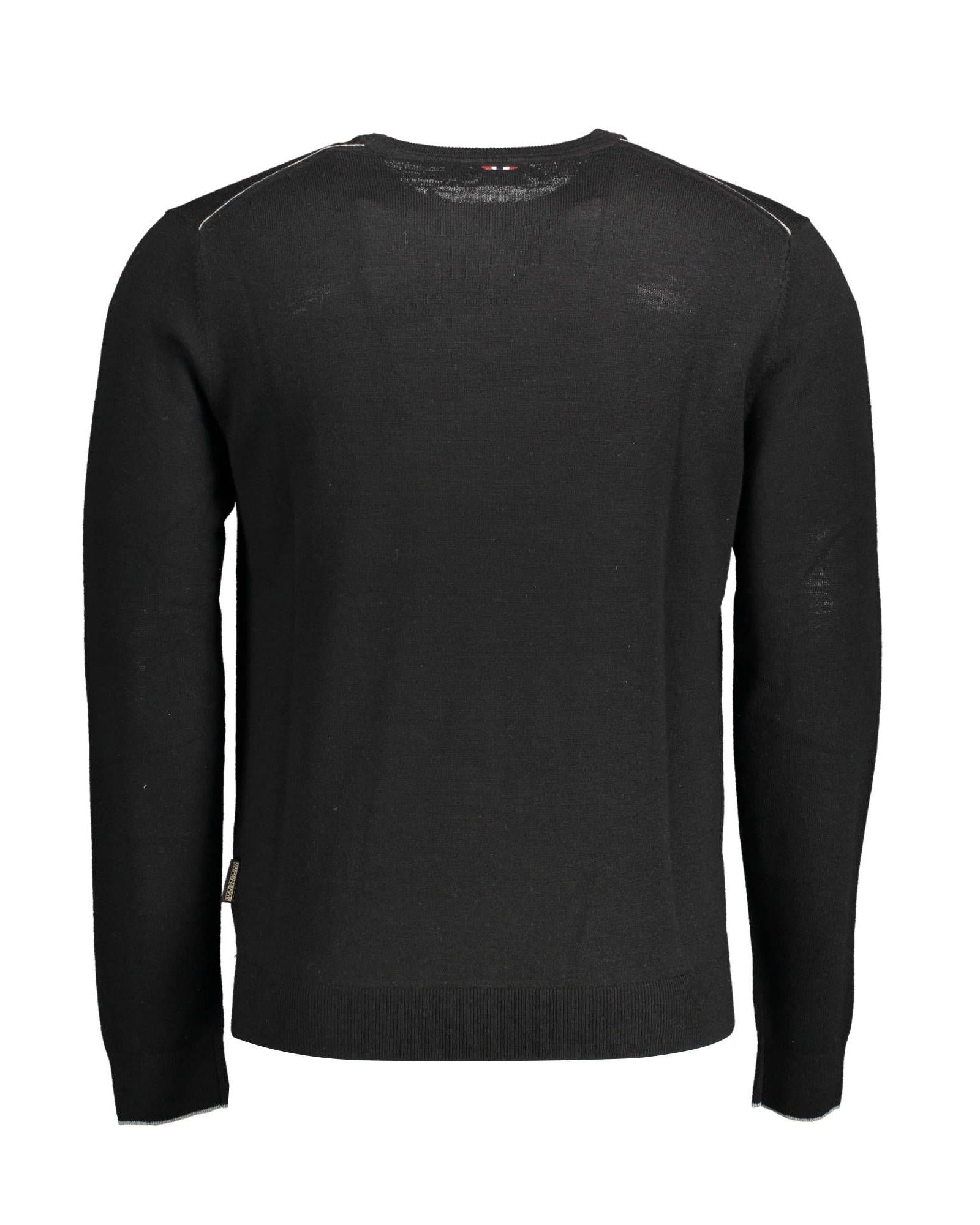 Napapijri Men's Black Wool Shirt - 2XL Secondary image