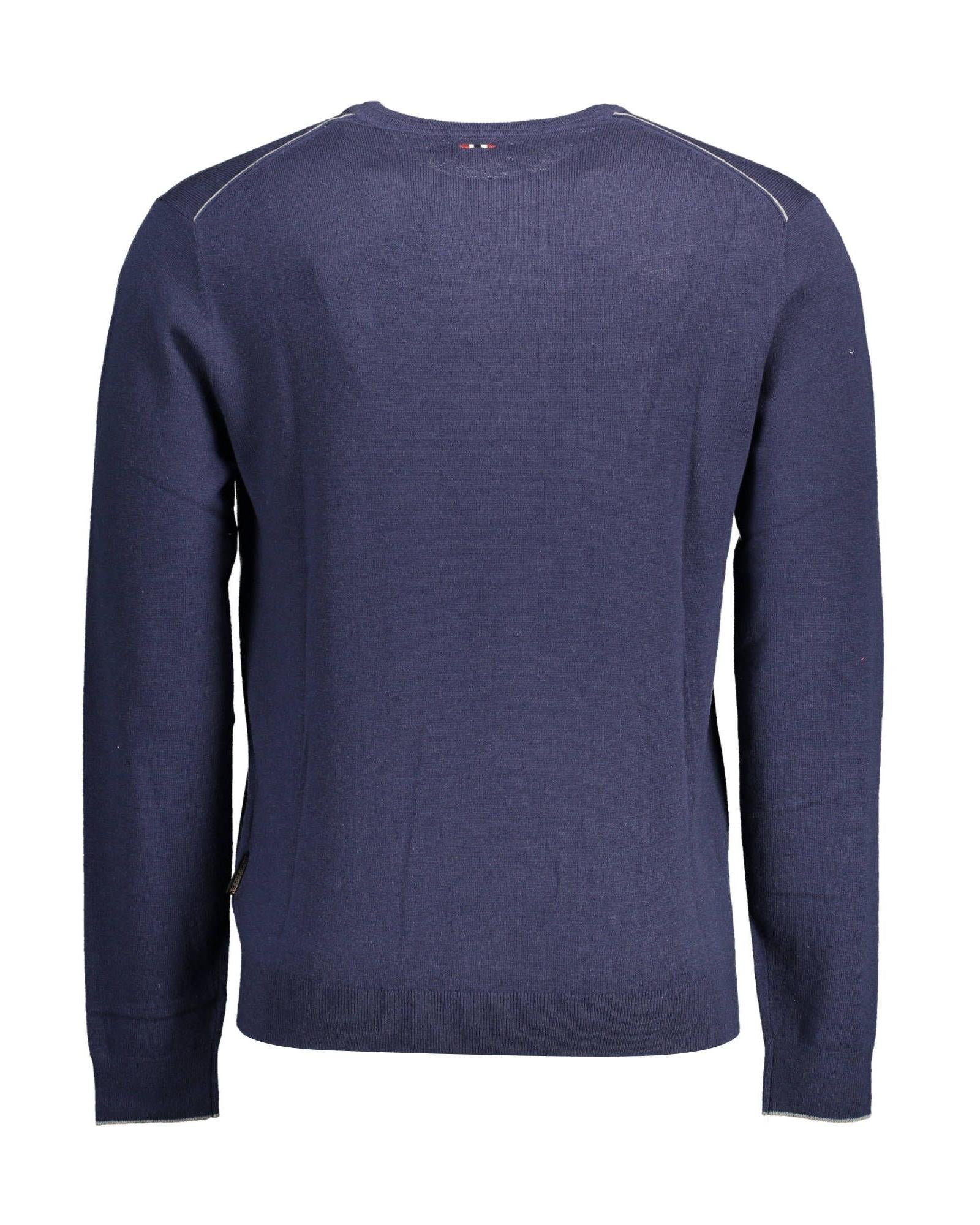 Napapijri Men's Blue Wool Shirt - S Secondary image