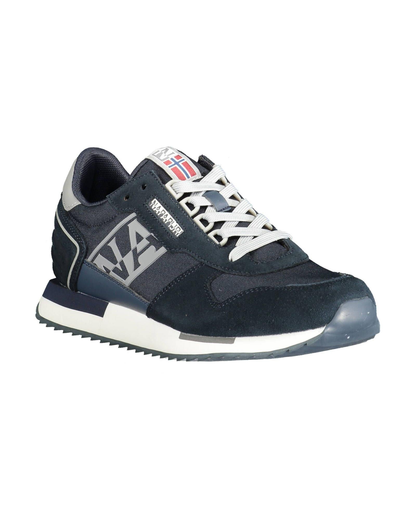 Napapijri Men's Blue Polyester Sneaker - 42 EU Secondary image