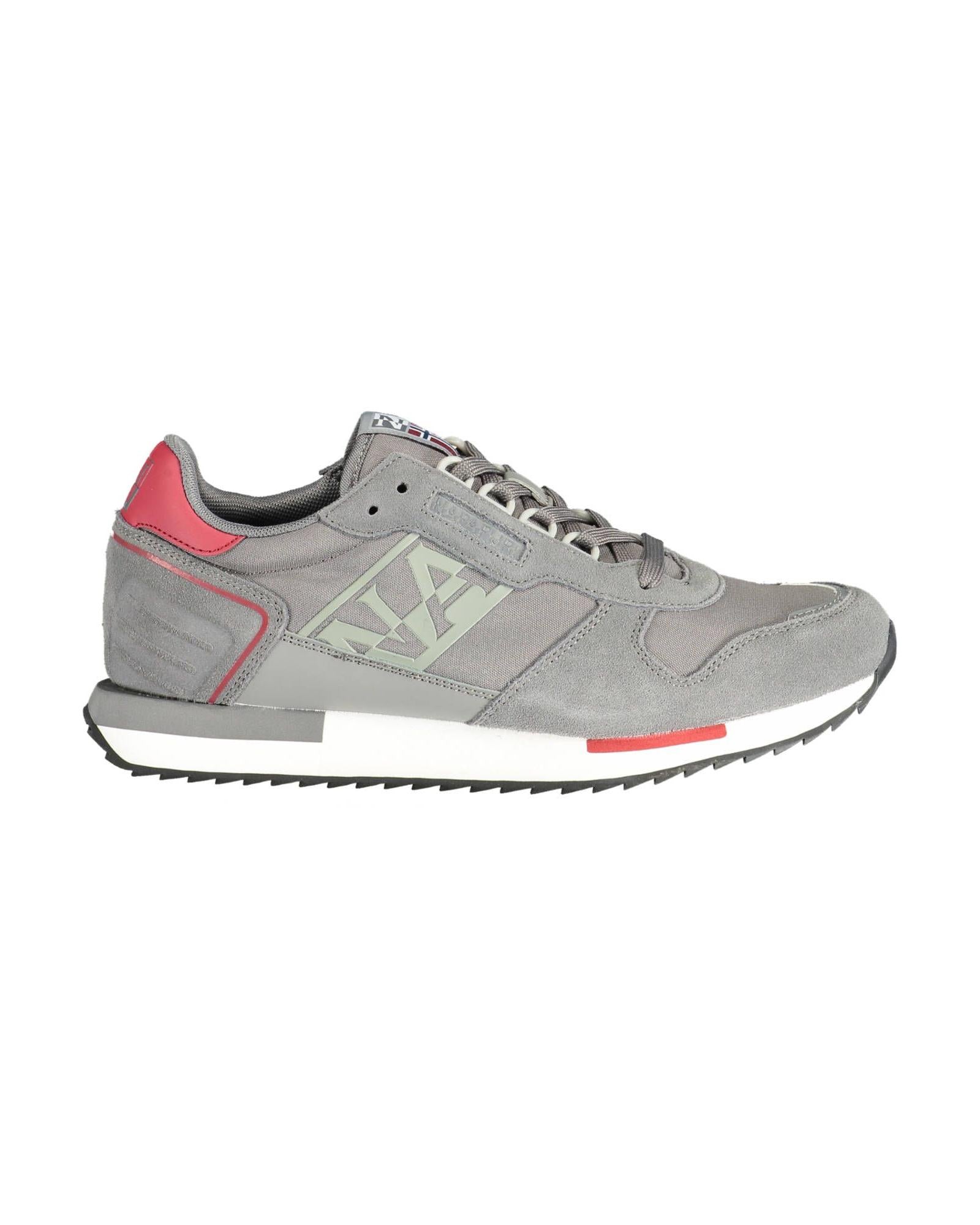 Napapijri Men's Gray Polyester Sneaker - 42 EU Main image
