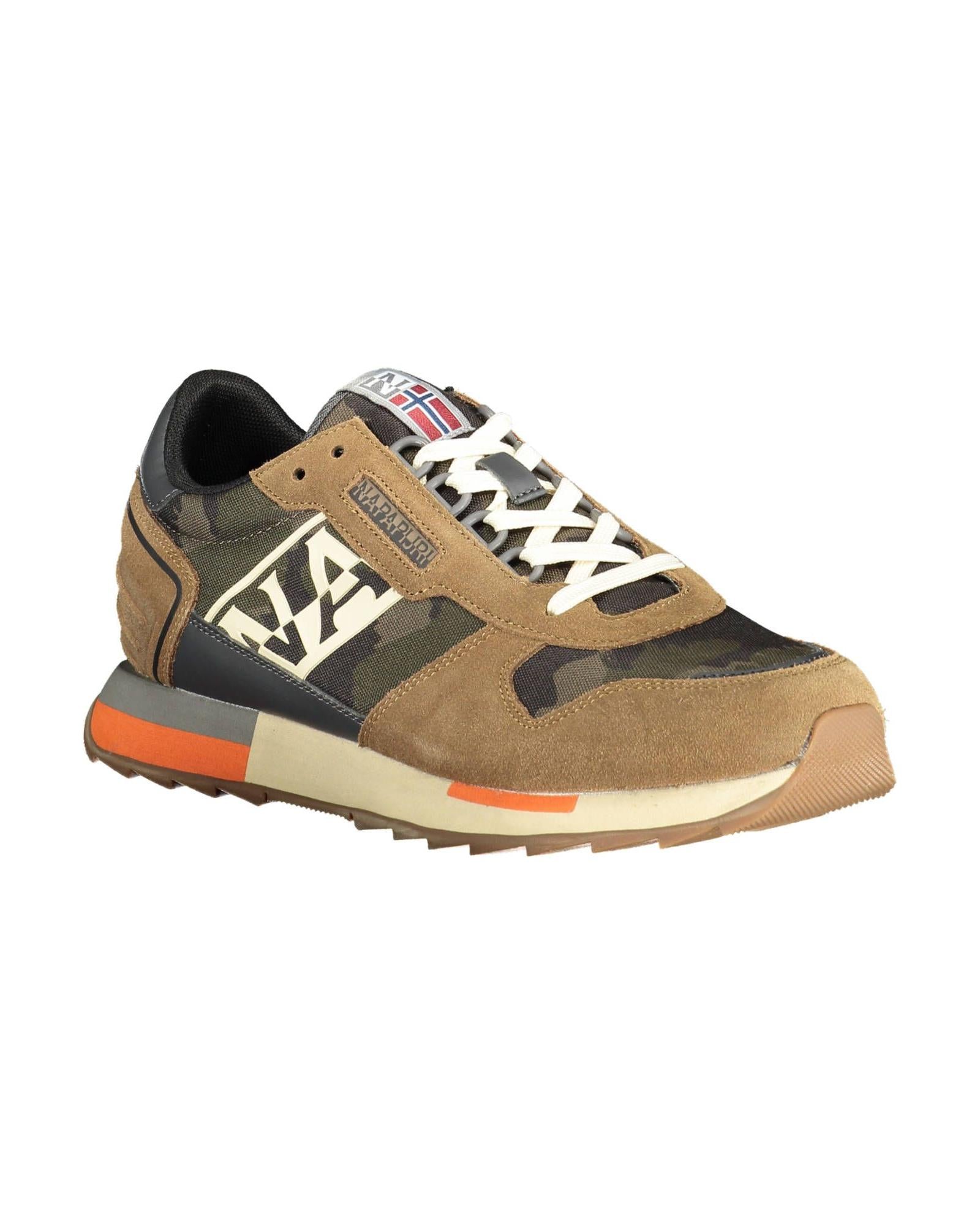Napapijri Men's Beige Polyester Sneaker - 45 EU Secondary image