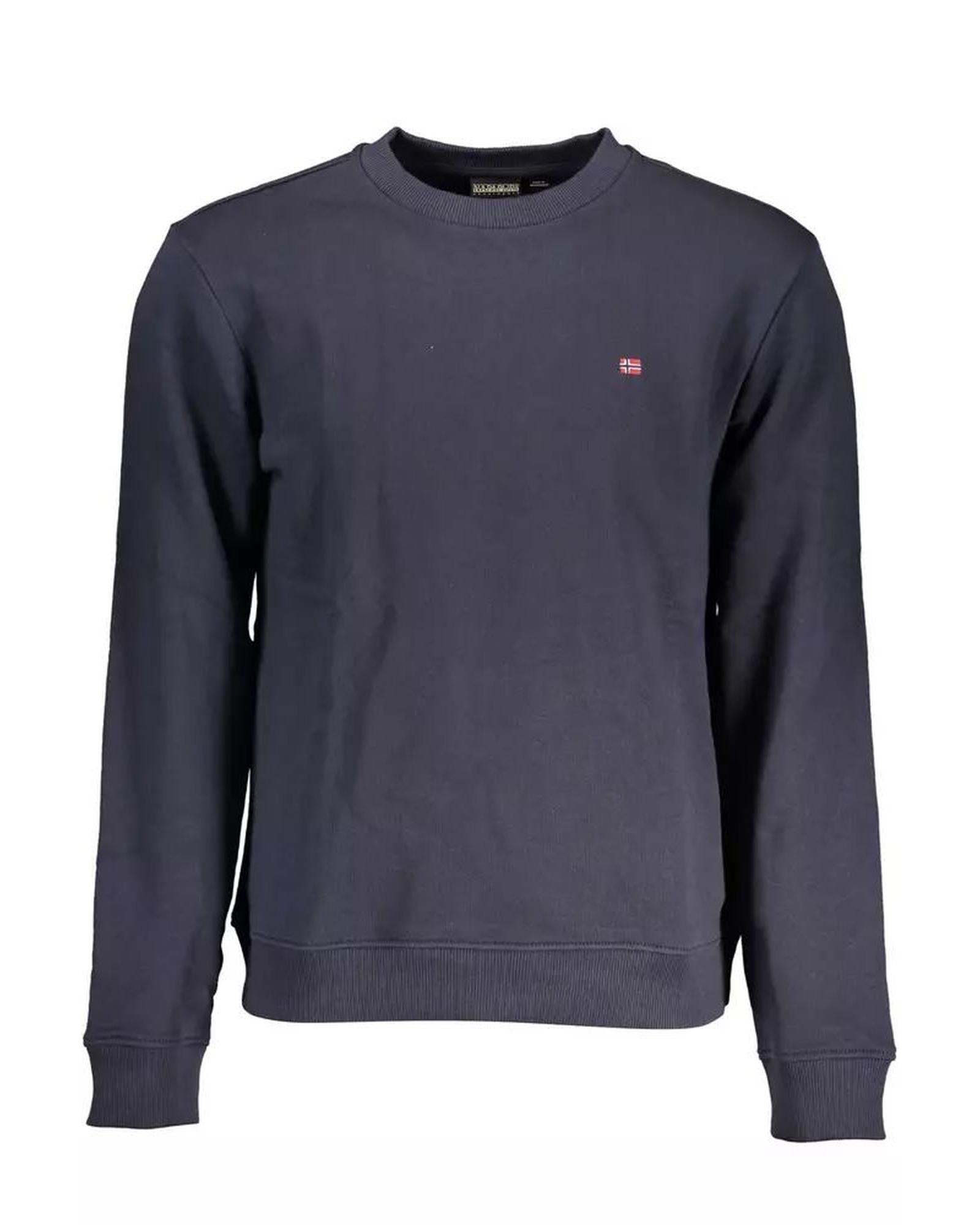 Napapijri Men's Blue Cotton Sweater - S Main image