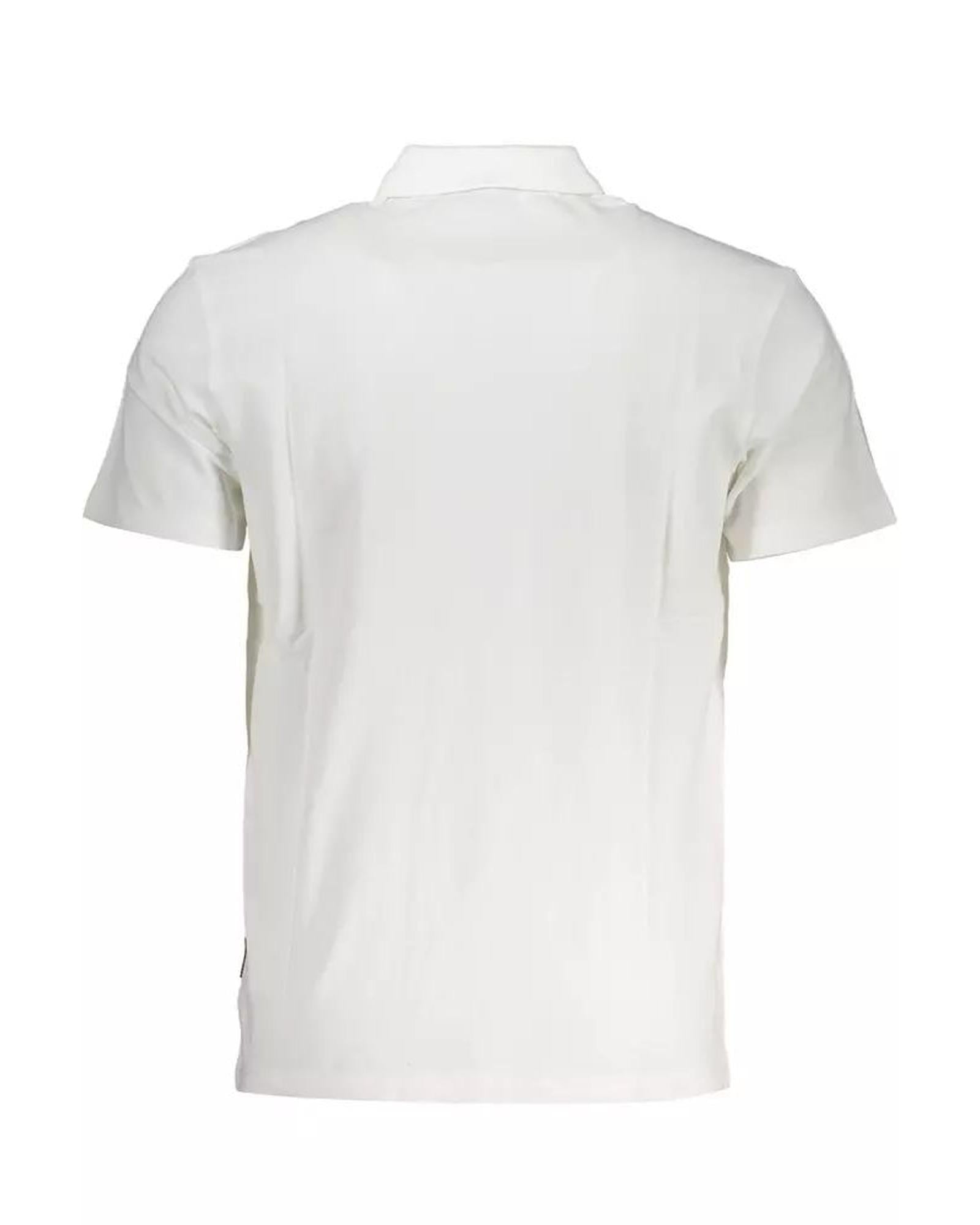 Napapijri Men's White Cotton Polo Shirt - M Secondary image